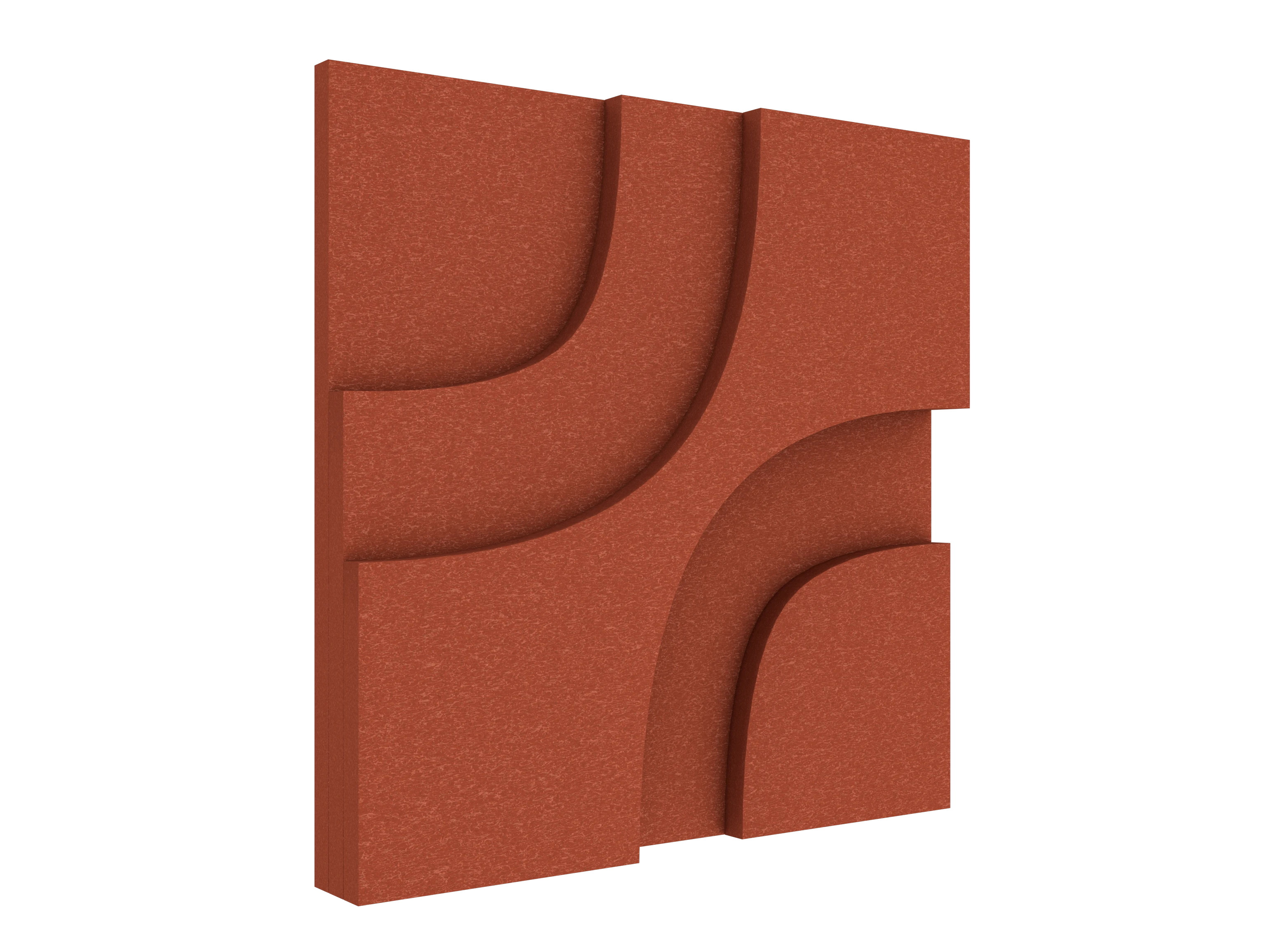 ［3枚］Vicoustic アコースティックパネル ブラウン VicTiles 3D MidMod Decorative Acoustic Panel – Vicoustic