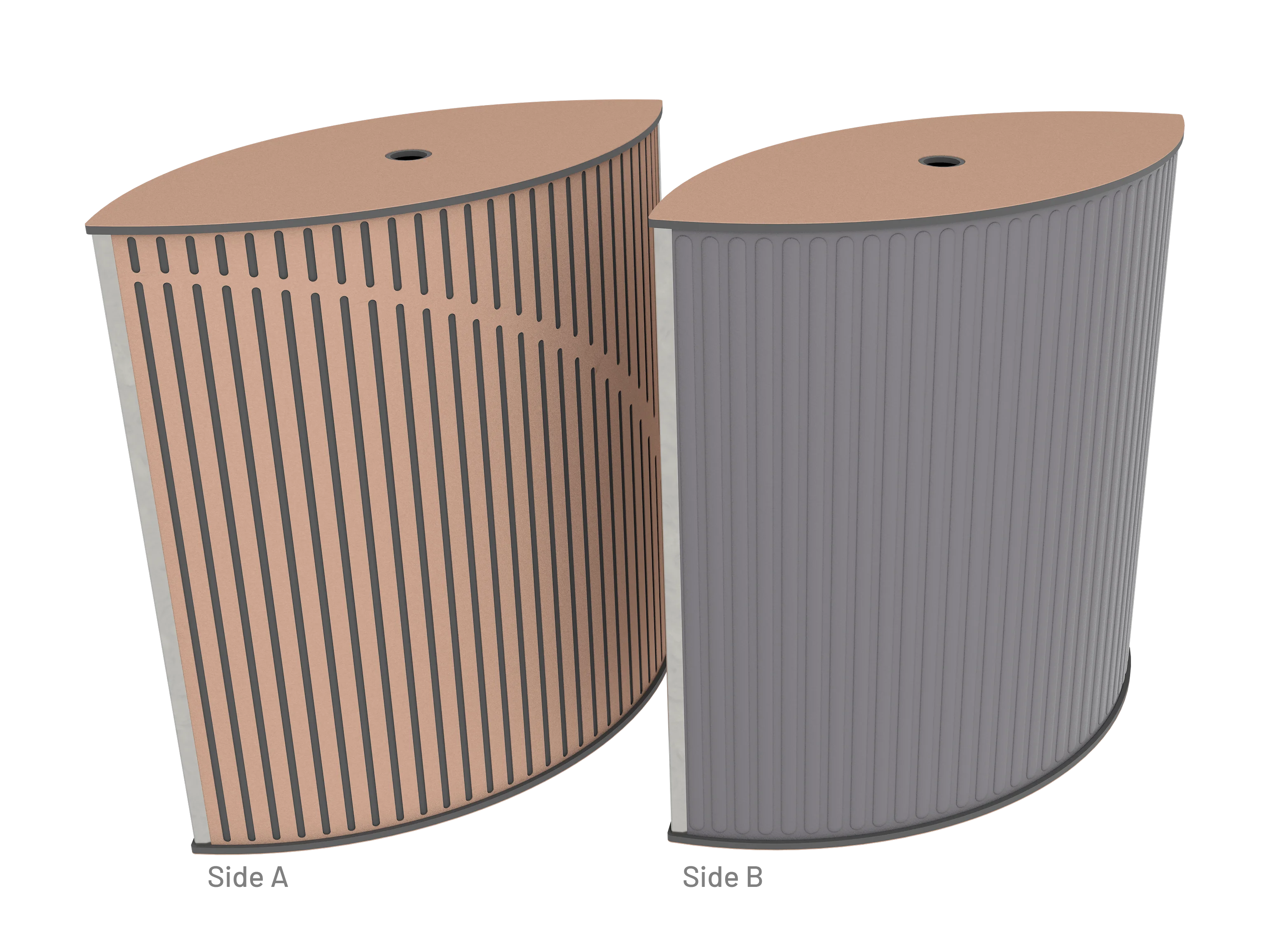 Vicoustic VicTotem Ultra VMT Extra Module Free Standing Hybrid Acoustic Panel in Grey