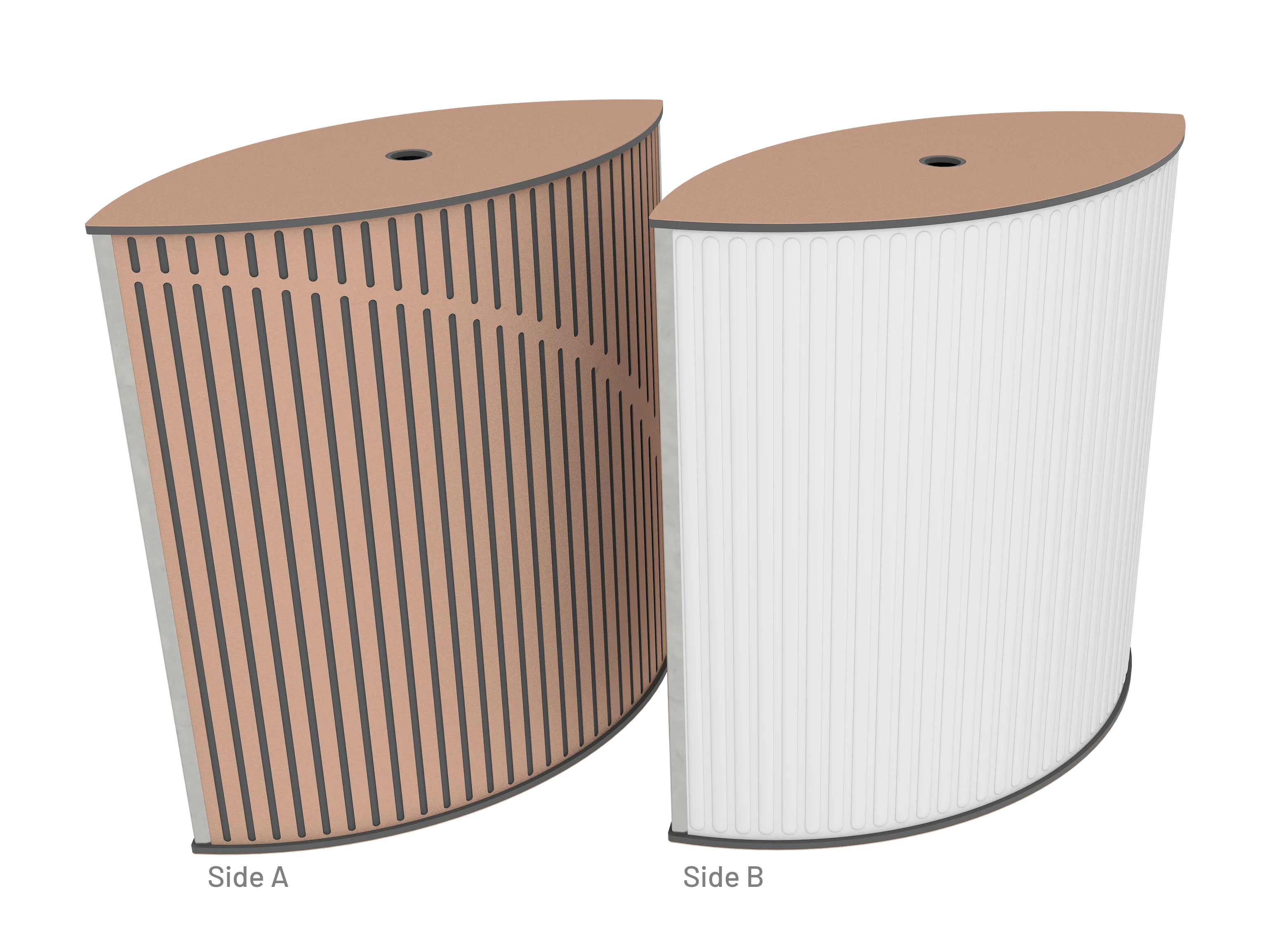 Vicoustic VicTotem Ultra VMT Extra Module Free Standing Hybrid Acoustic Panel in Natural White