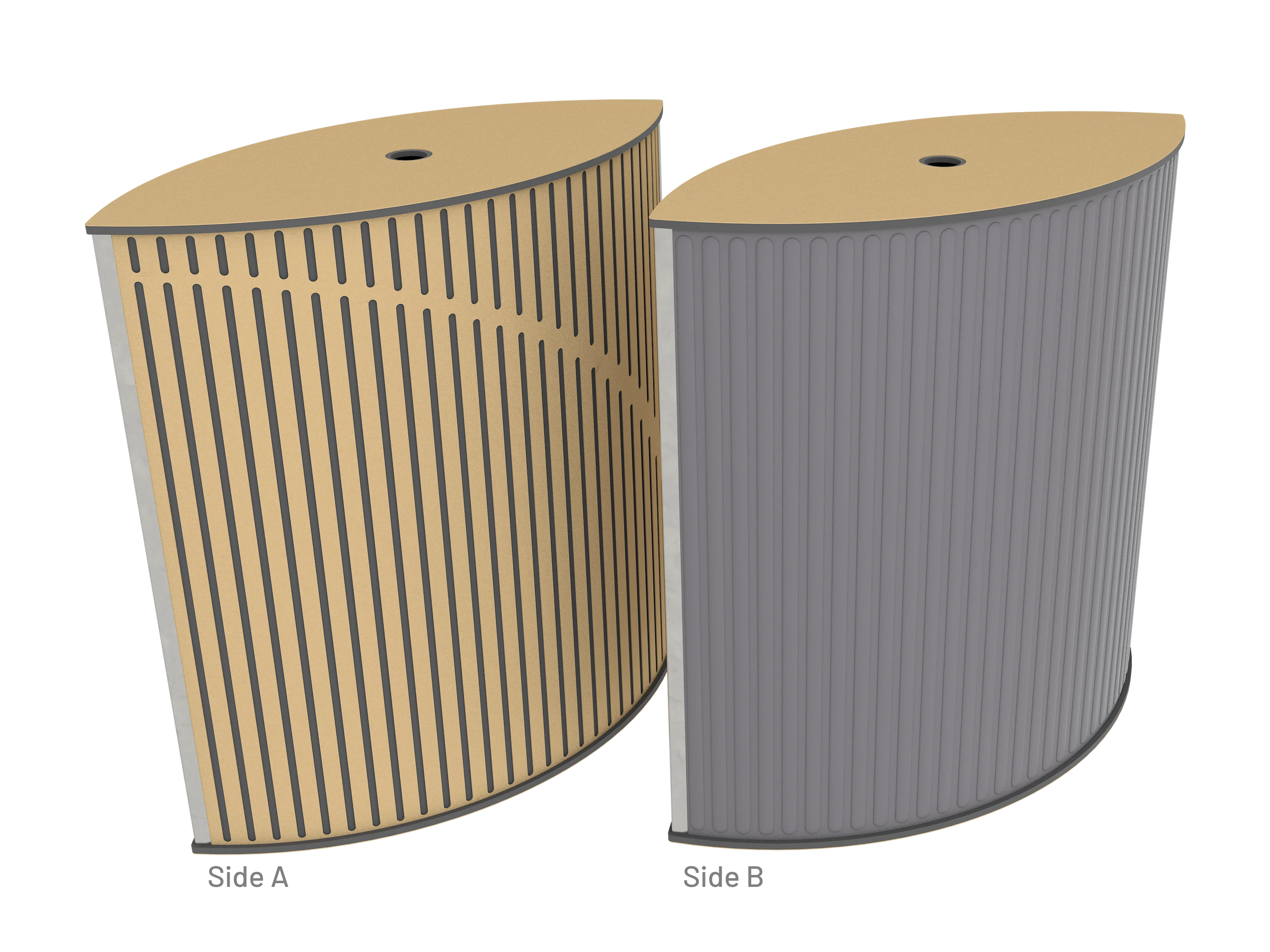 Vicoustic VicTotem Ultra VMT Extra Module Free Standing Hybrid Acoustic Panel in Grey