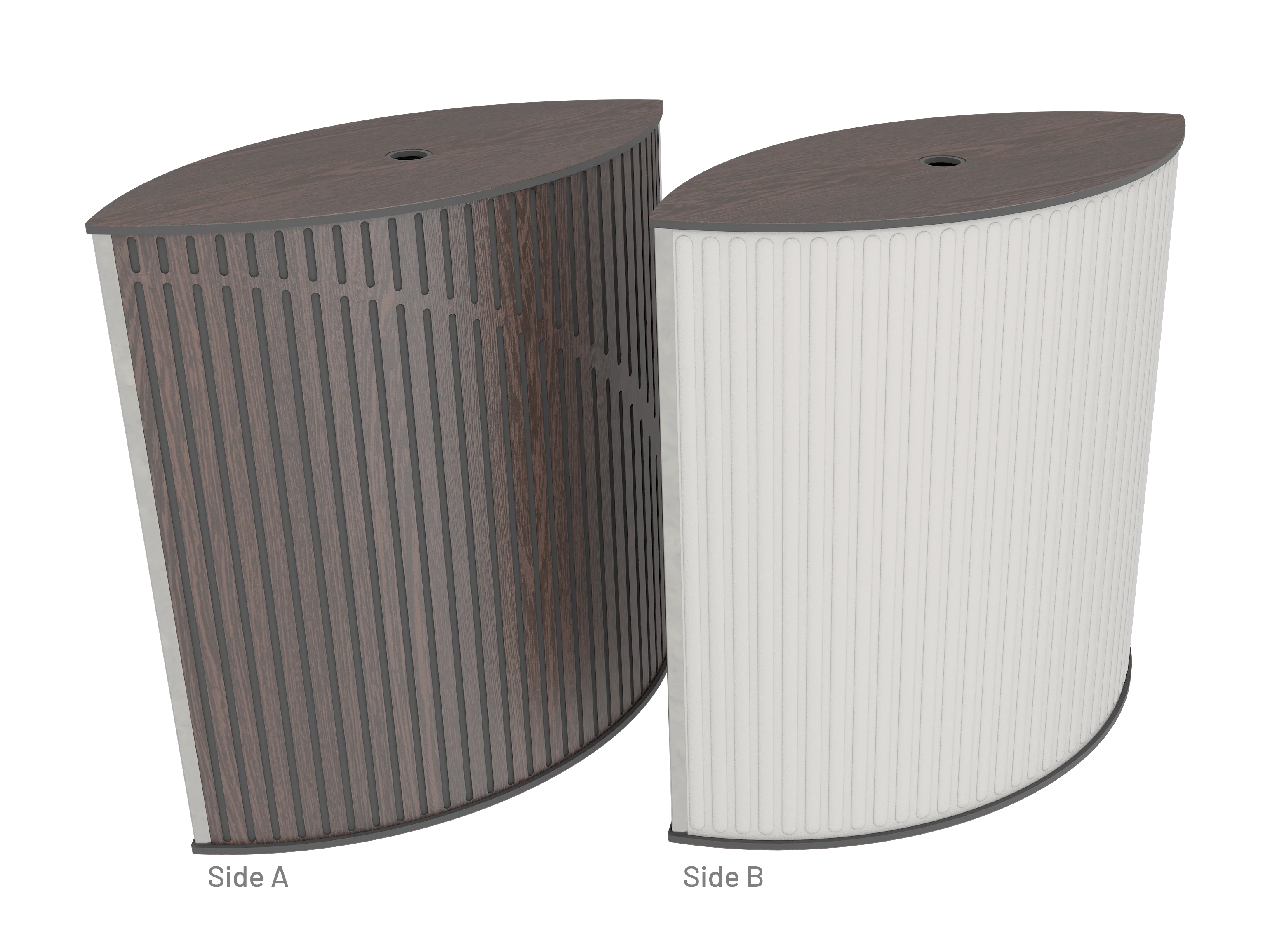 Vicoustic VicTotem Ultra VMT Extra Module Free Standing Hybrid Acoustic Panel in Light Grey