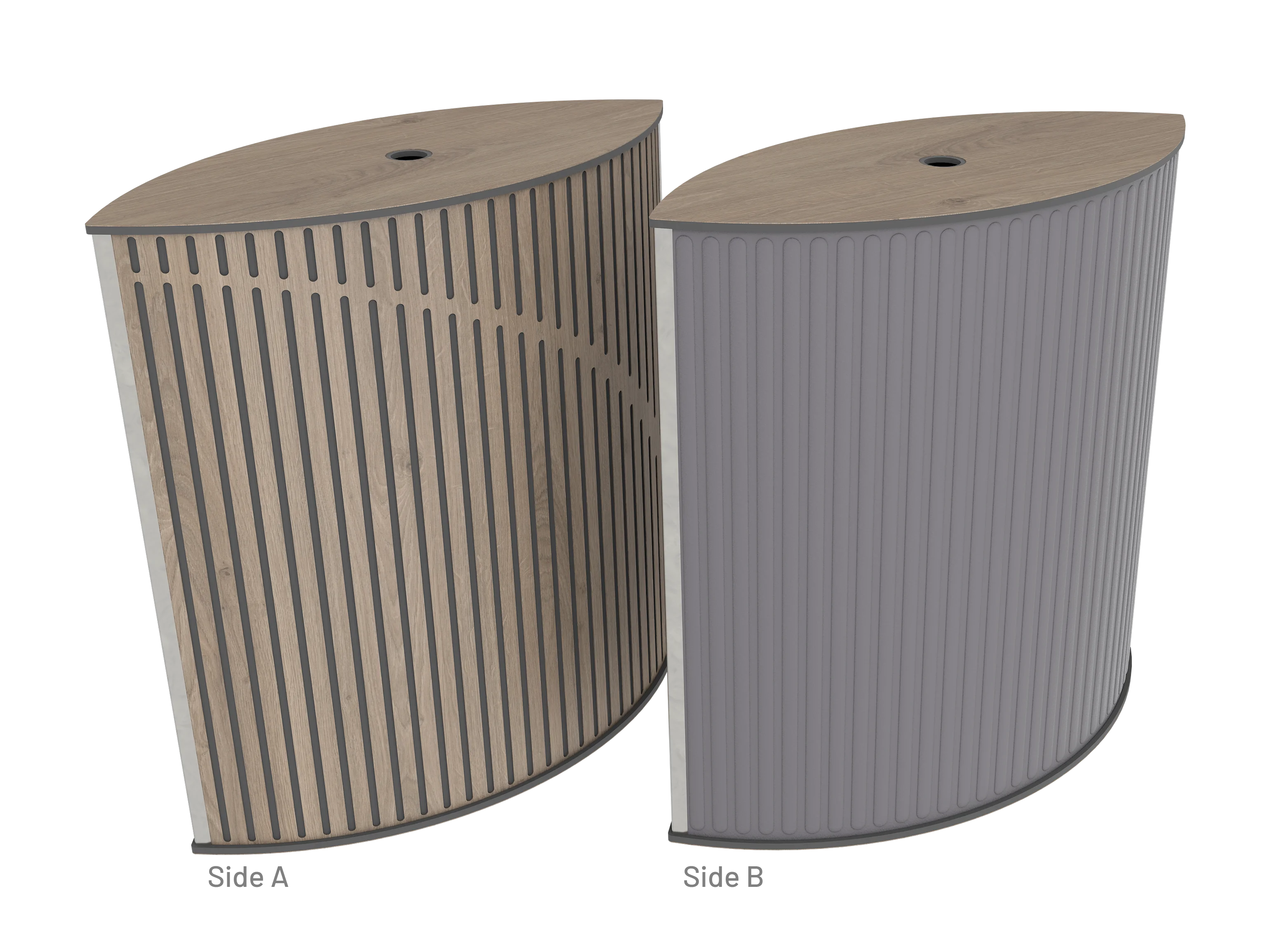 Vicoustic VicTotem Ultra VMT Extra Module Free Standing Hybrid Acoustic Panel in Grey