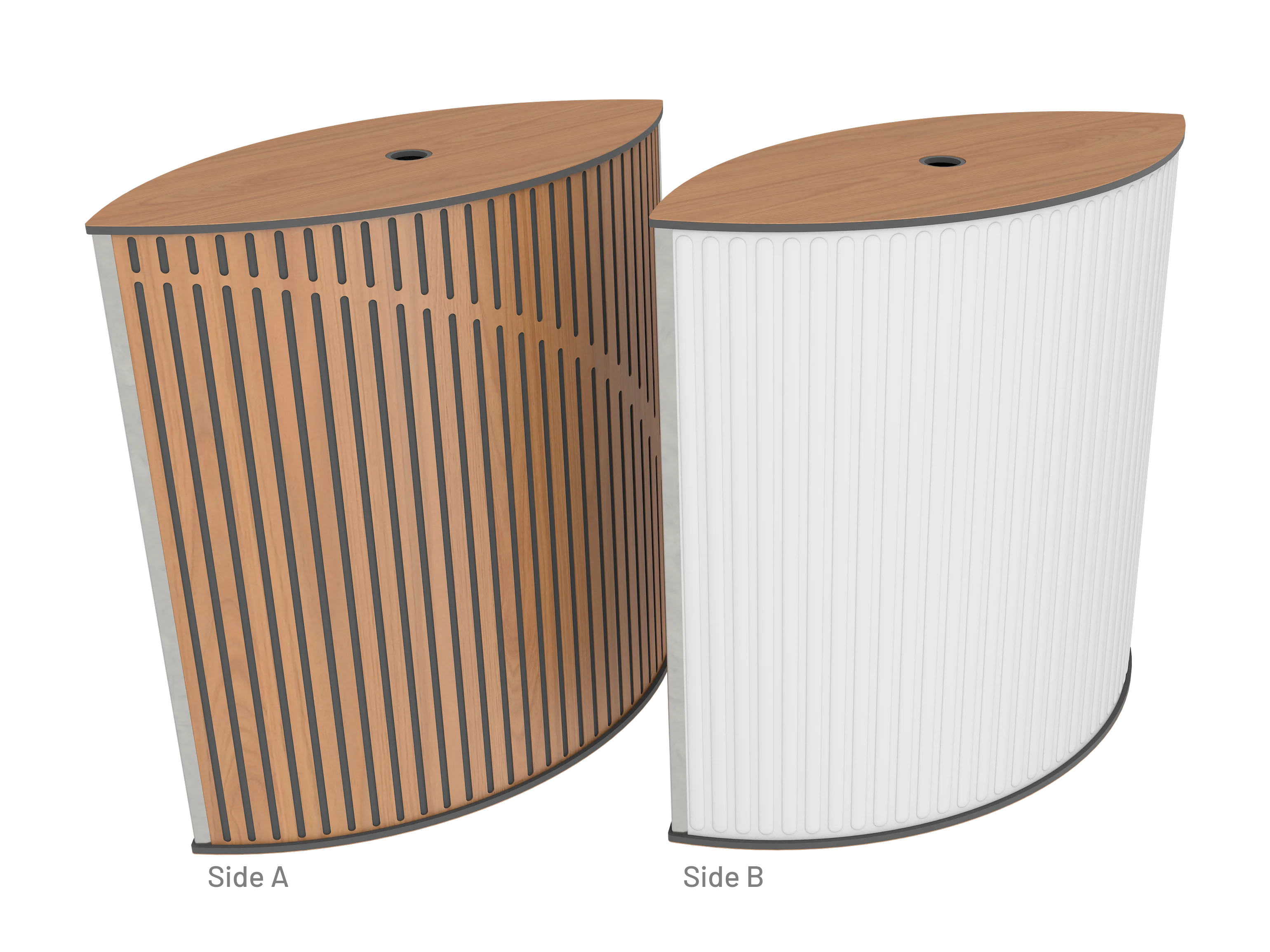 Vicoustic VicTotem Ultra VMT Extra Module Free Standing Hybrid Acoustic Panel in Natural White