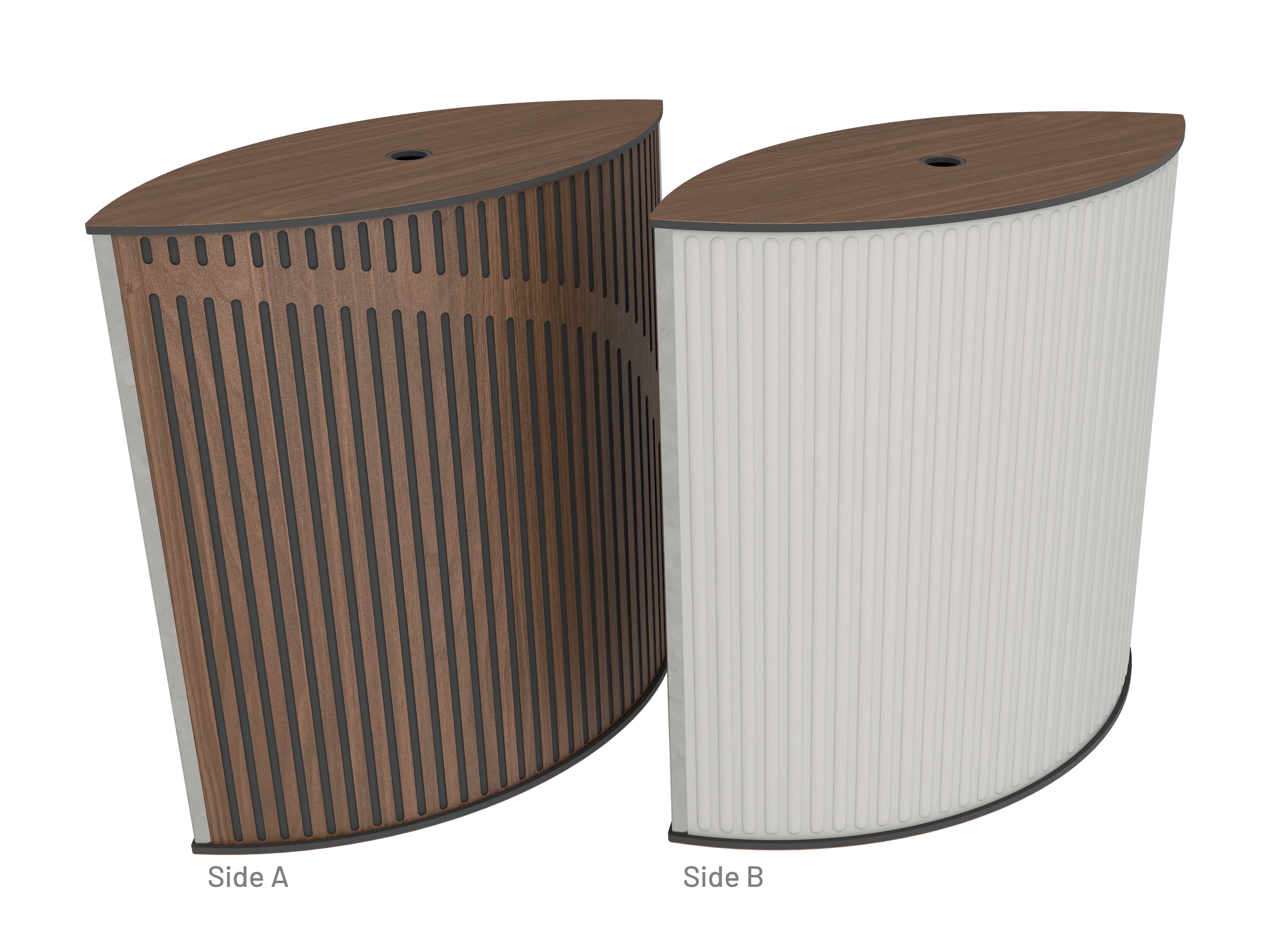 Vicoustic VicTotem Ultra VMT Extra Module Free Standing Hybrid Acoustic Panel in Light Grey