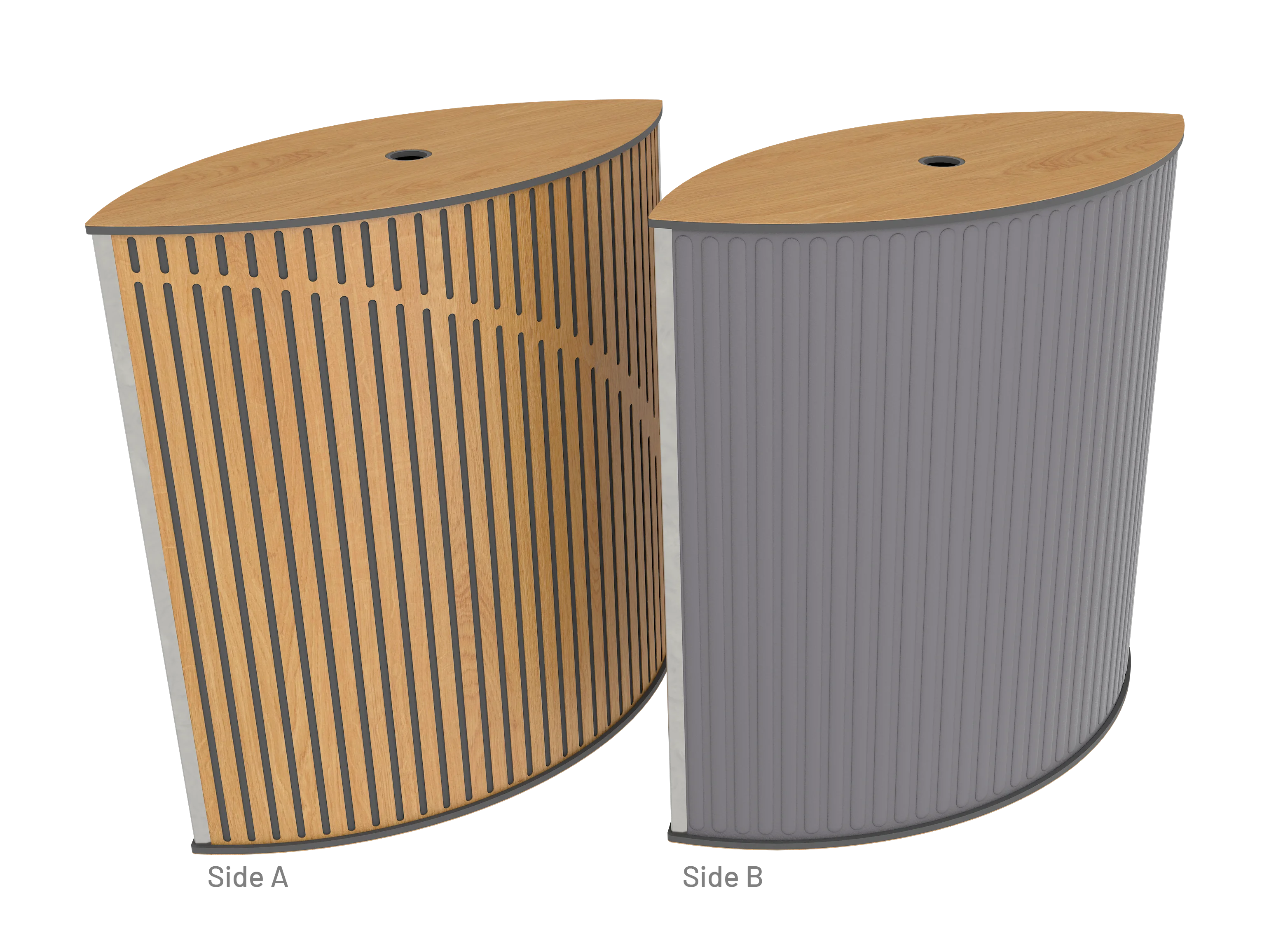 Vicoustic VicTotem Ultra VMT Extra Module Free Standing Hybrid Acoustic Panel in Grey