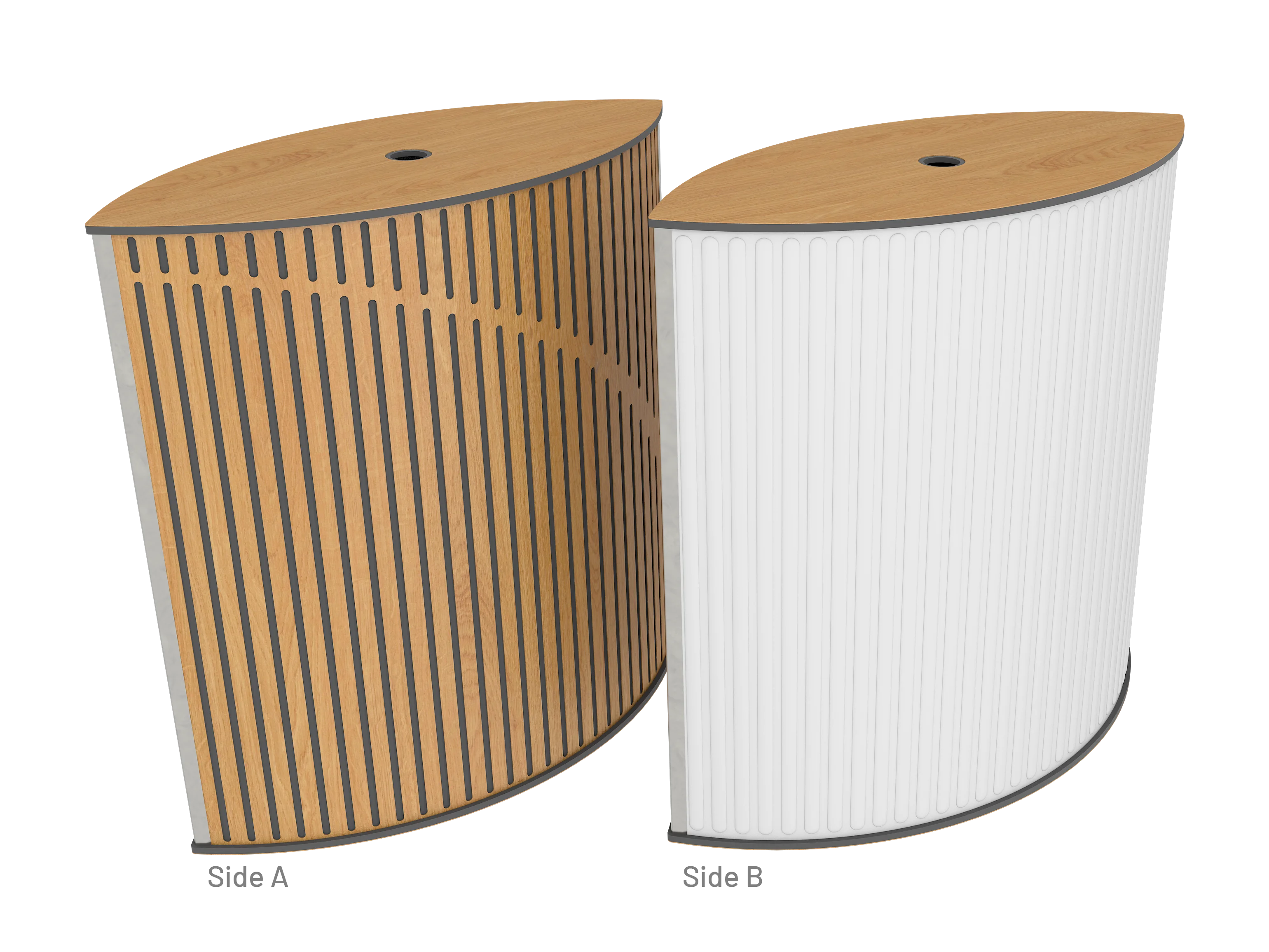 Vicoustic VicTotem Ultra VMT Extra Module Free Standing Hybrid Acoustic Panel in Natural White