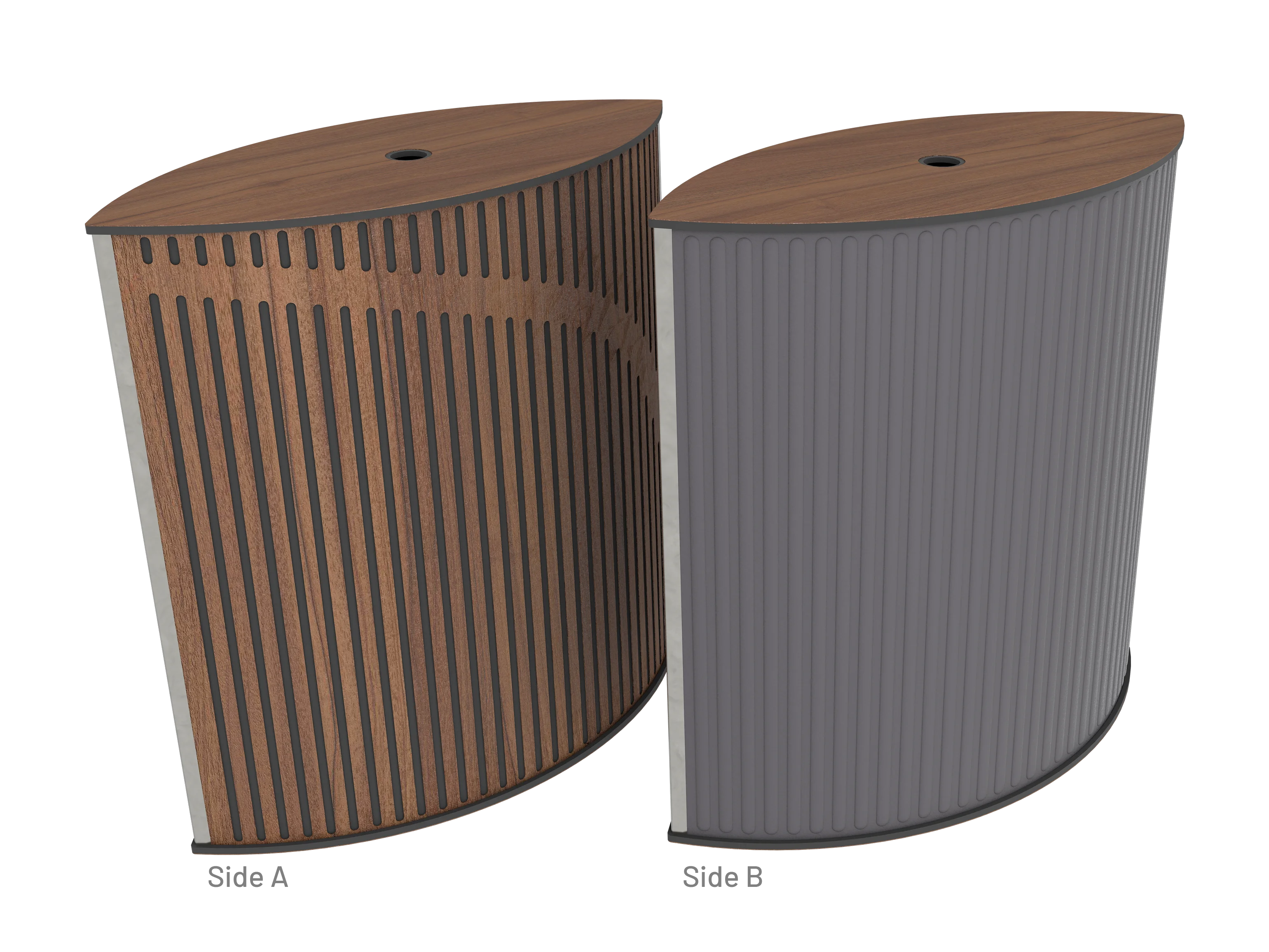 Vicoustic VicTotem Ultra VMT Extra Module Free Standing Hybrid Acoustic Panel in Grey