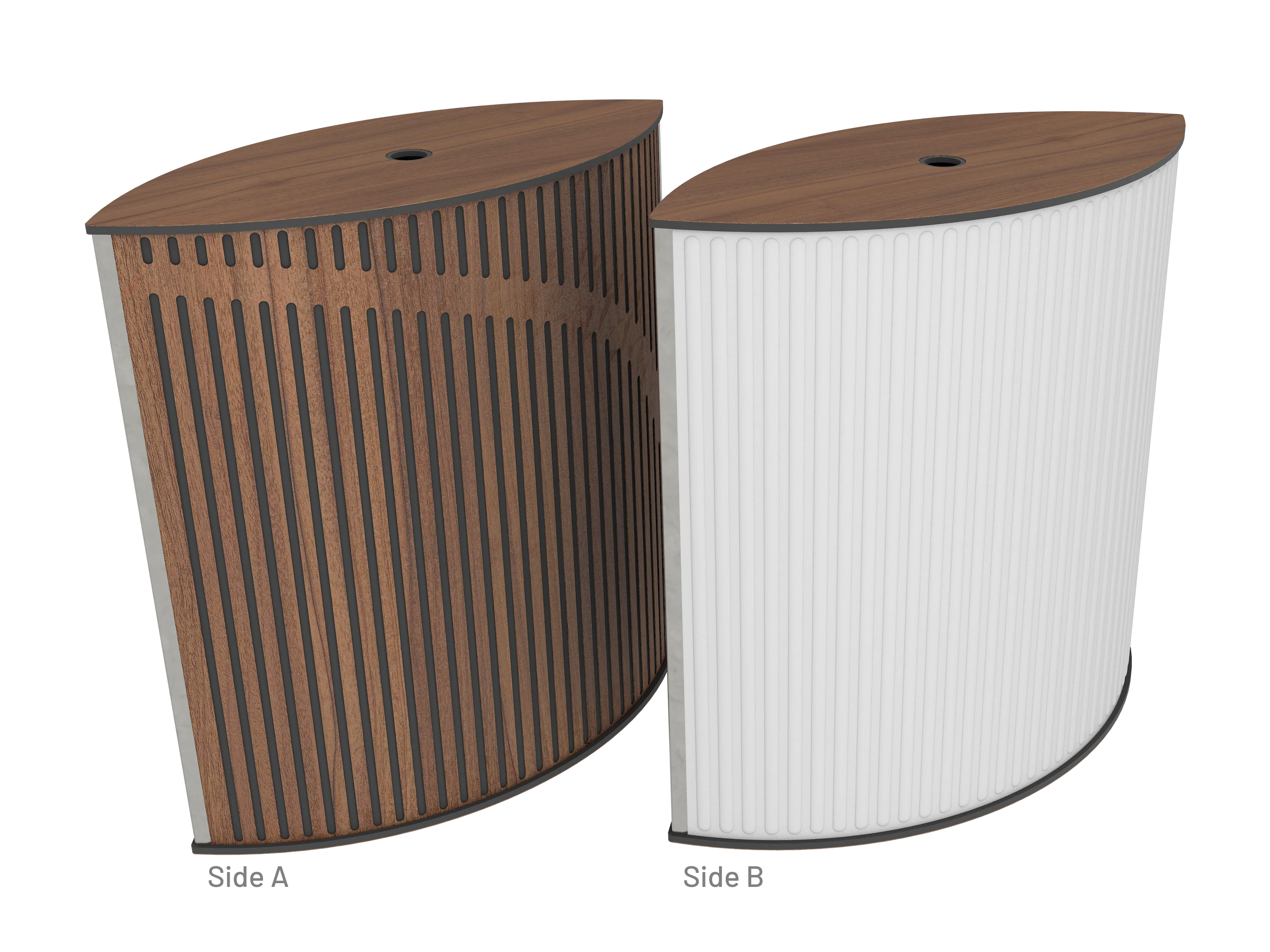 Vicoustic VicTotem Ultra VMT Extra Module Free Standing Hybrid Acoustic Panel in Natural White