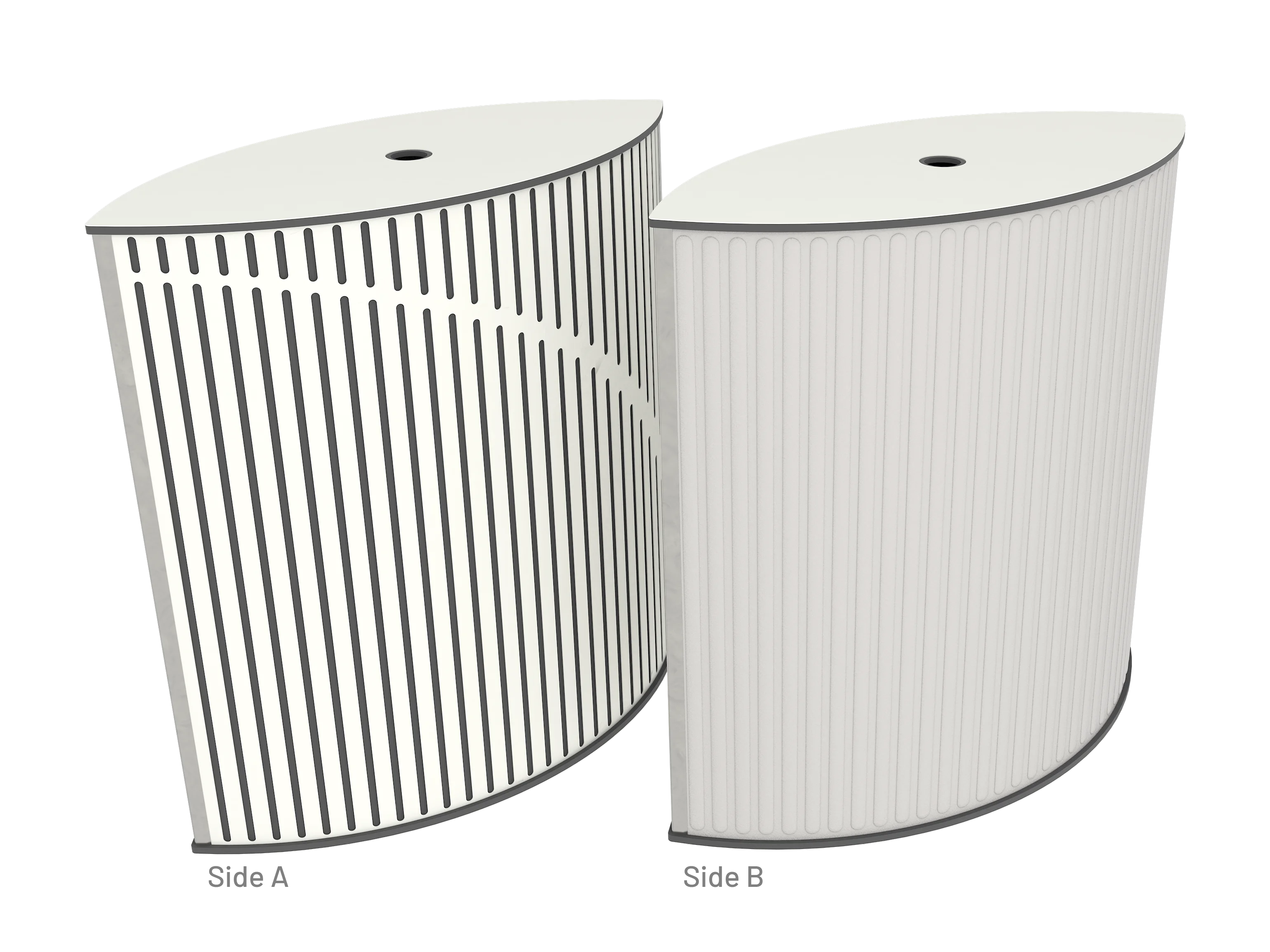 Vicoustic VicTotem Ultra VMT Extra Module Free Standing Hybrid Acoustic Panel in Light Grey