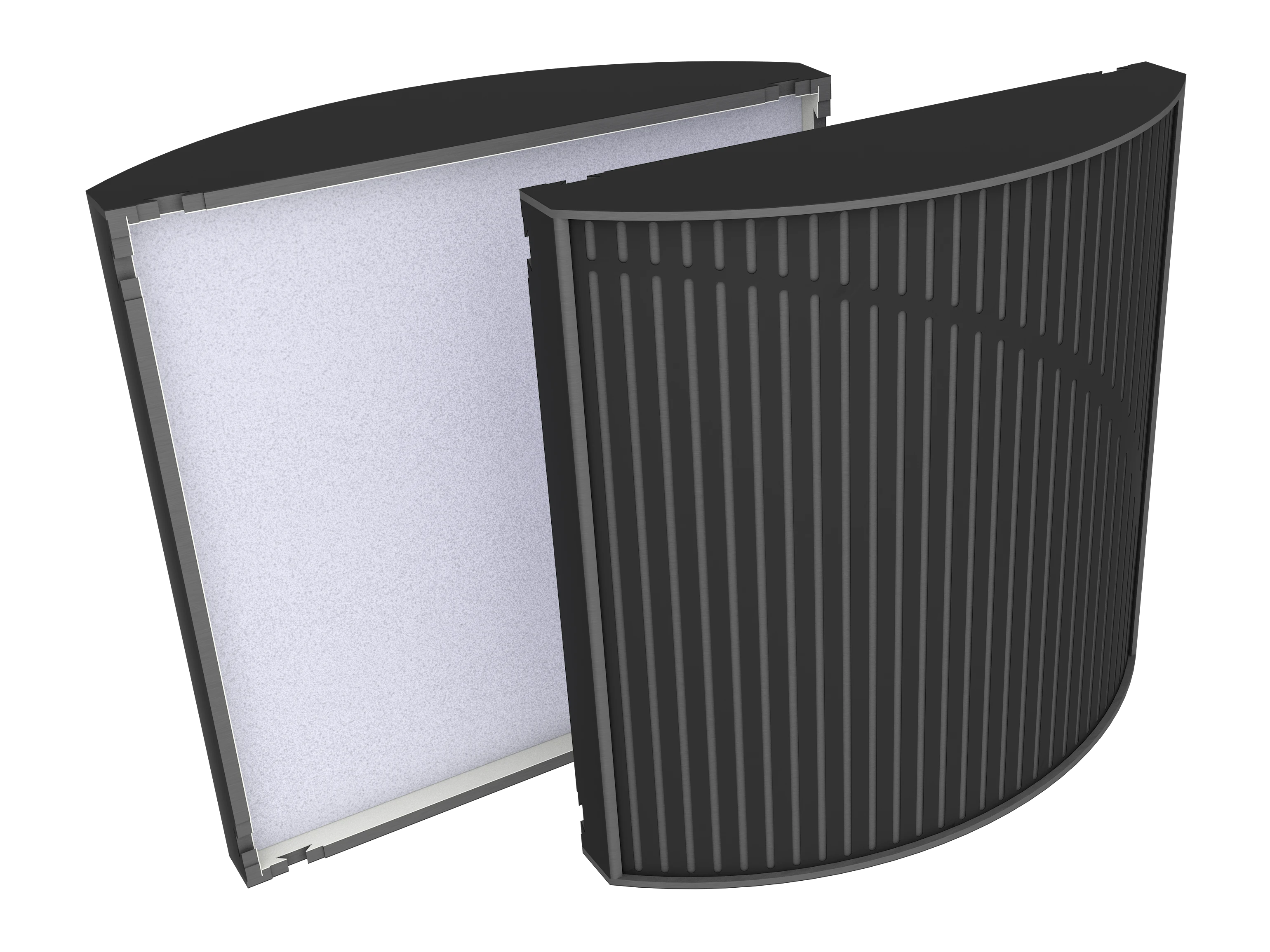 Vicoustic Cinema Round Ultra Fuser U999PM Black Matte SET Acoustic Diffusion Panel