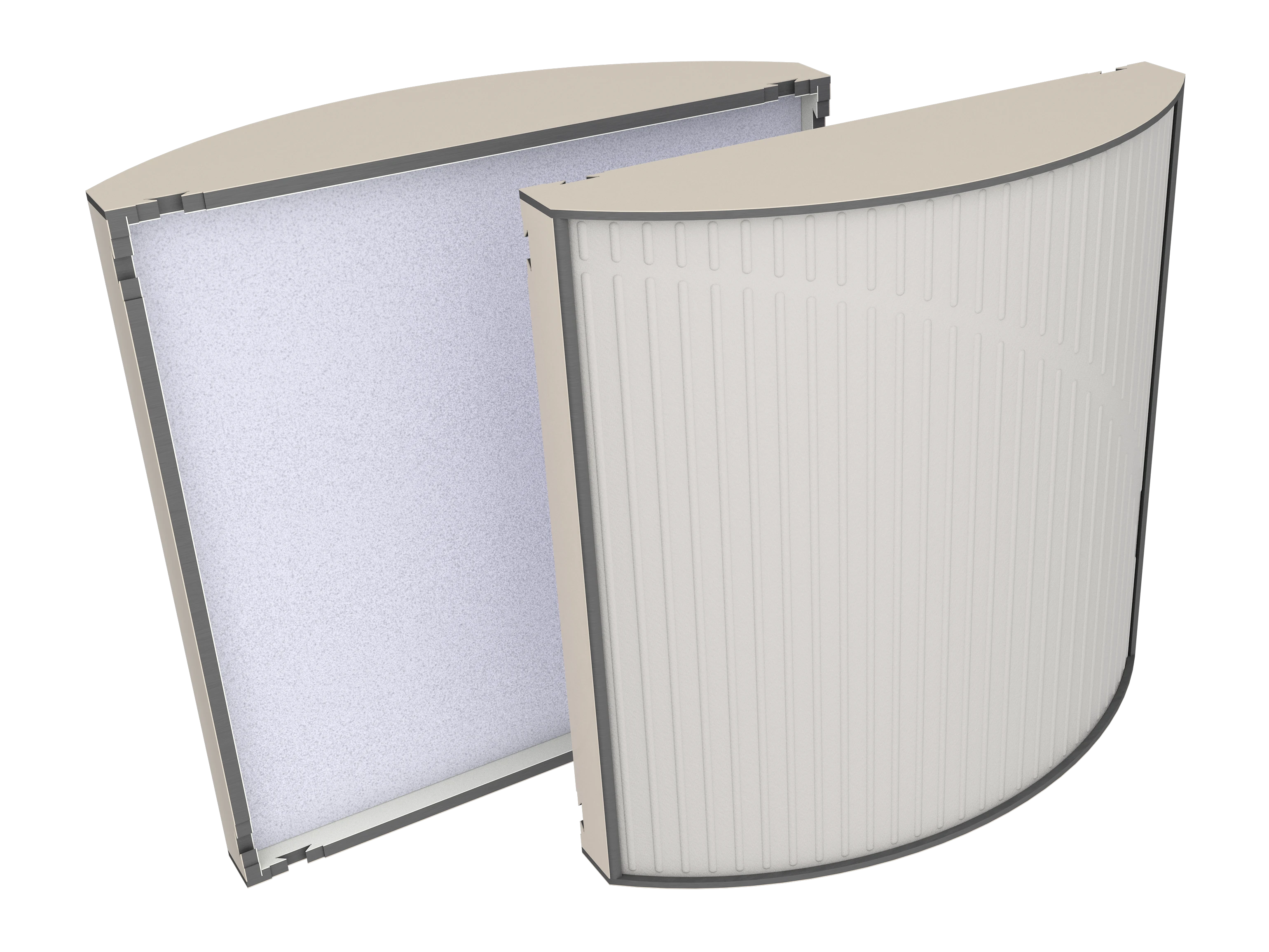 Vicoustic Cinema Round Ultra VMT U705PM Angora White 23a Light Grey SET Acoustic Absorption Panel