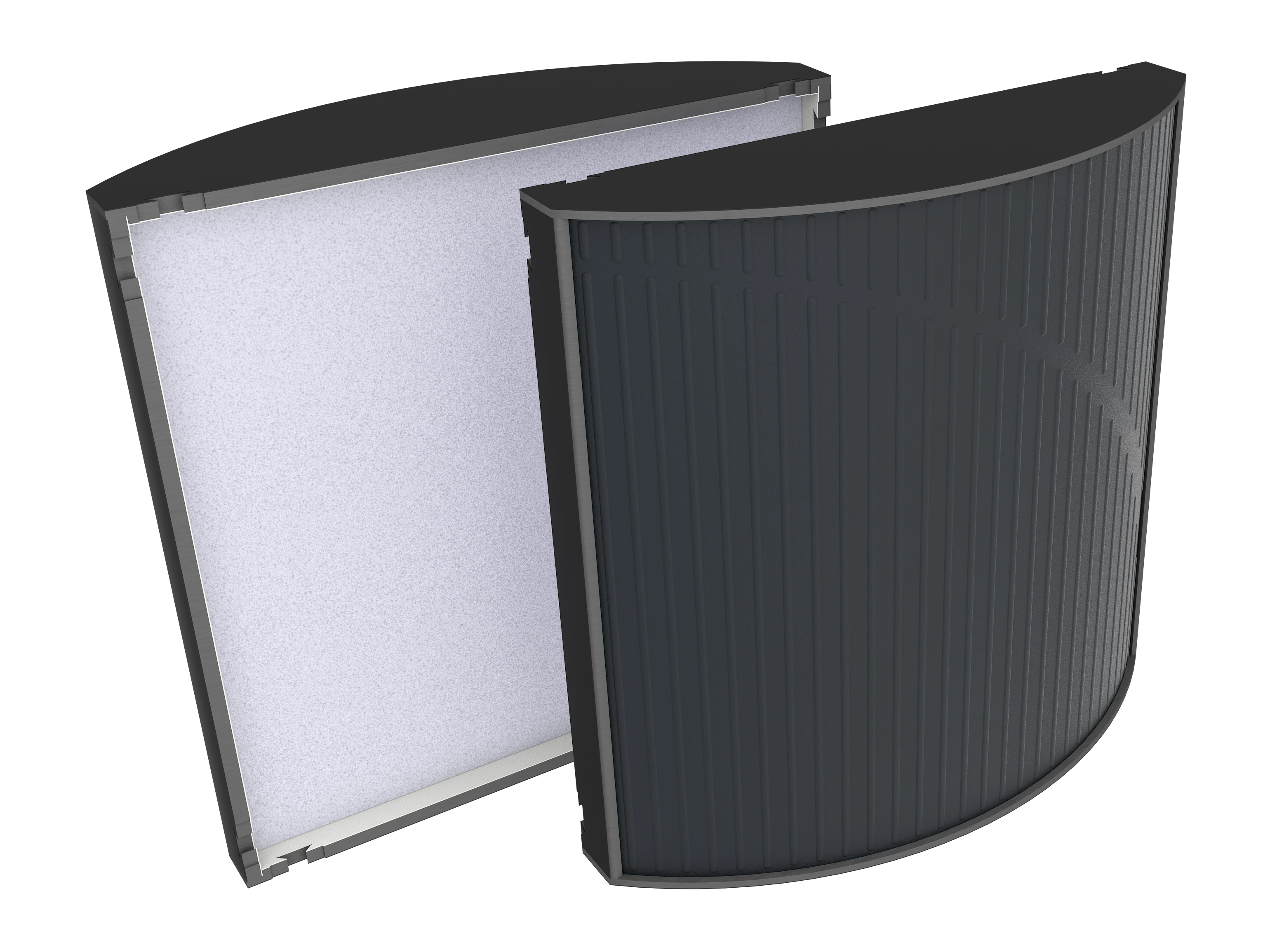 Vicoustic Cinema Round Ultra VMT U999PM Black Matte 04a Black SET Acoustic Absorption Panel