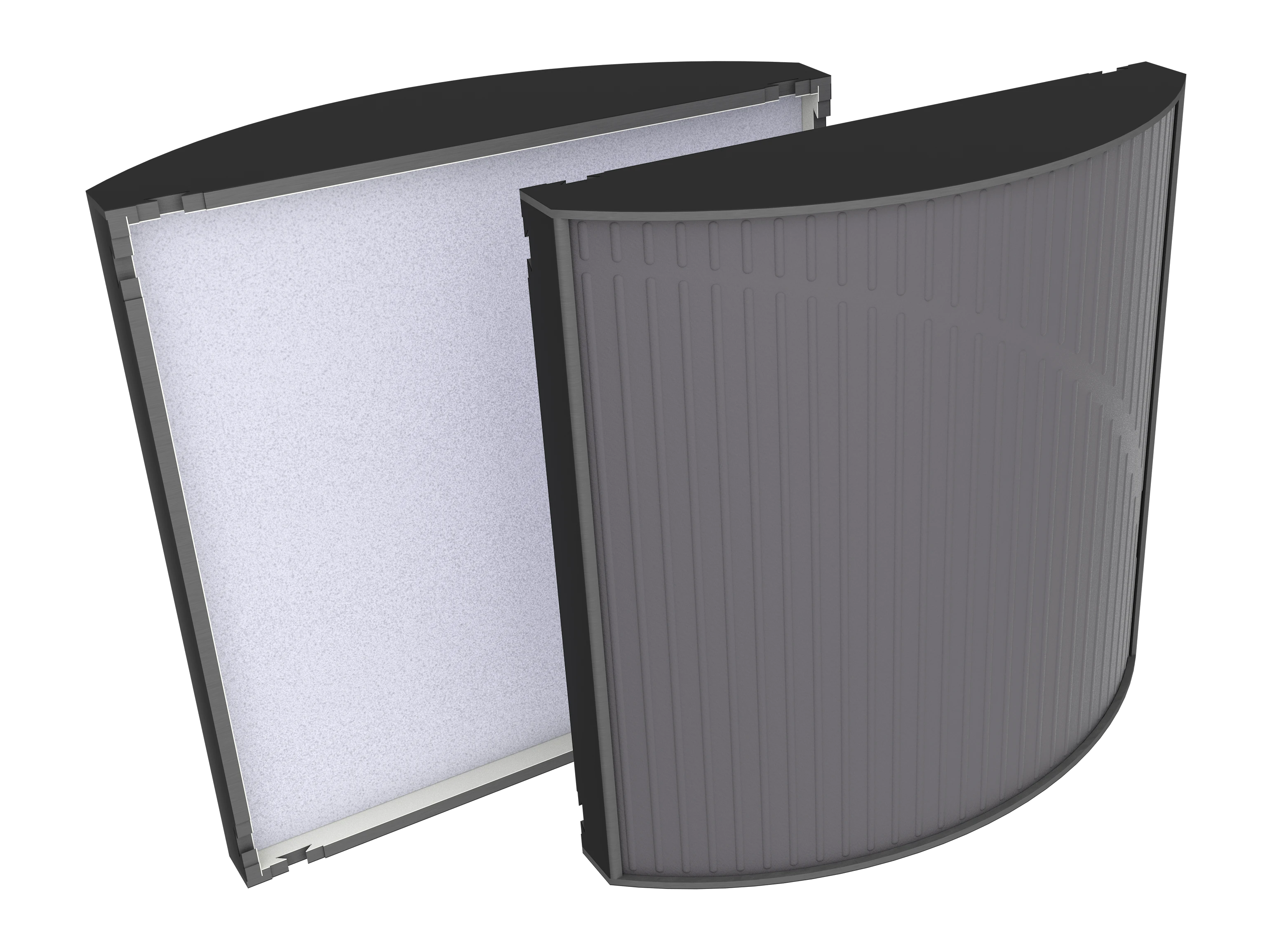 Vicoustic Cinema Round Ultra VMT U999PM Black Matte 22a Grey SET Acoustic Absorption Panel