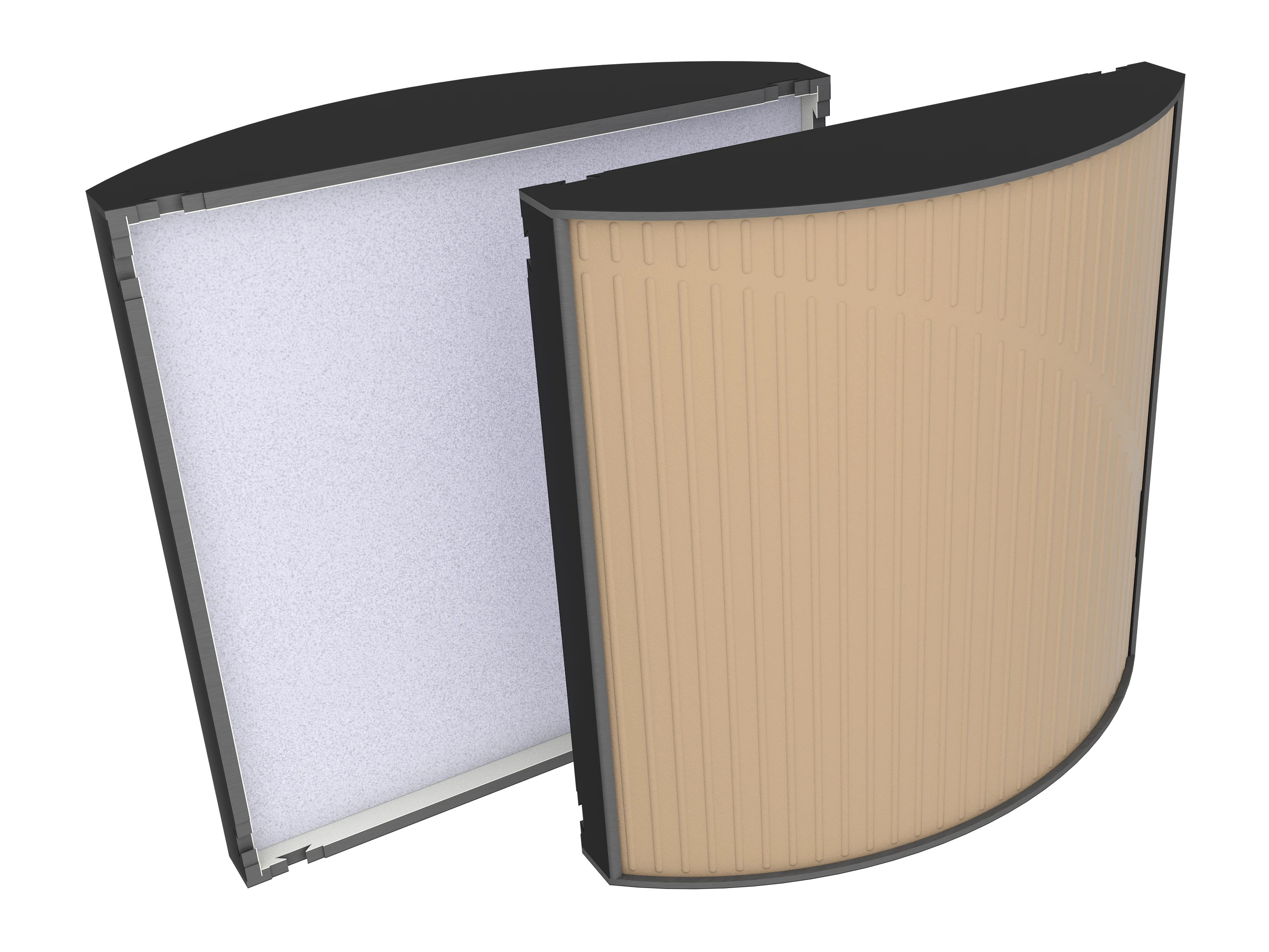Vicoustic Cinema Round Ultra VMT U999PM Black Matte 82a Beige SET Acoustic Absorption Panel