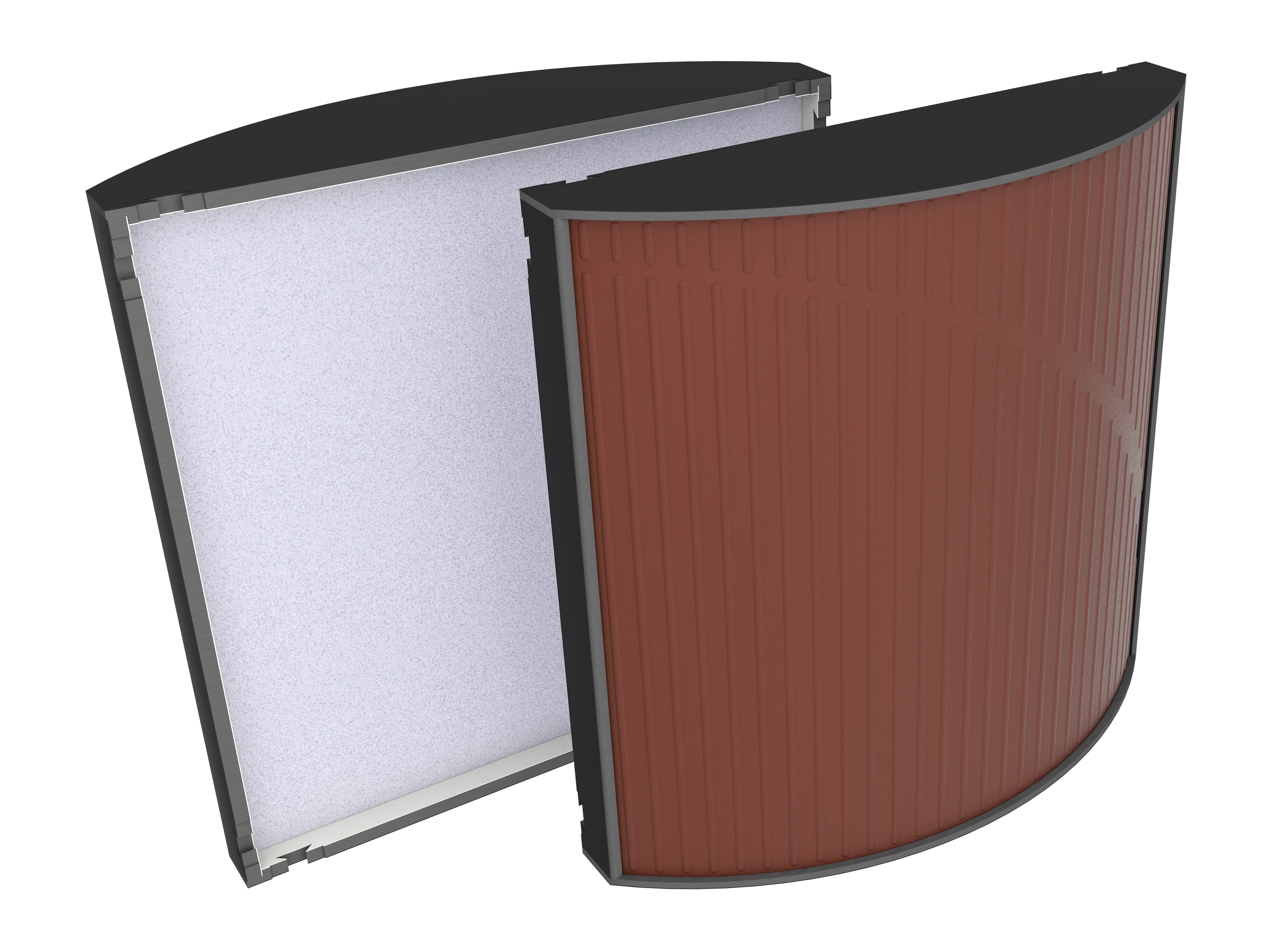 Vicoustic Cinema Round Ultra VMT U999PM Black Matte 92a Brown SET Acoustic Absorption Panel
