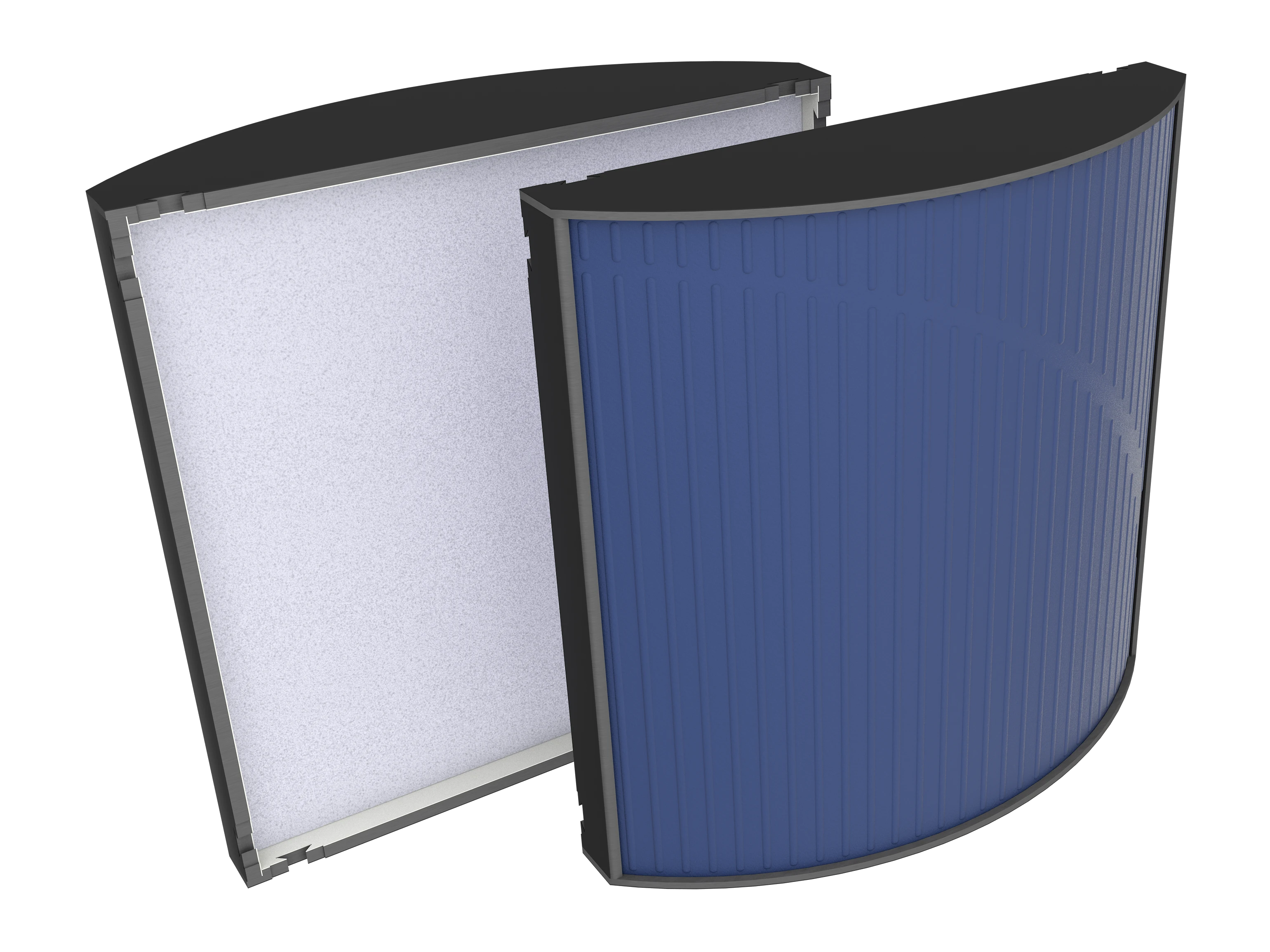 Vicoustic Cinema Round Ultra VMT U999PM Black Matte 99a Blue SET Acoustic Absorption Panel