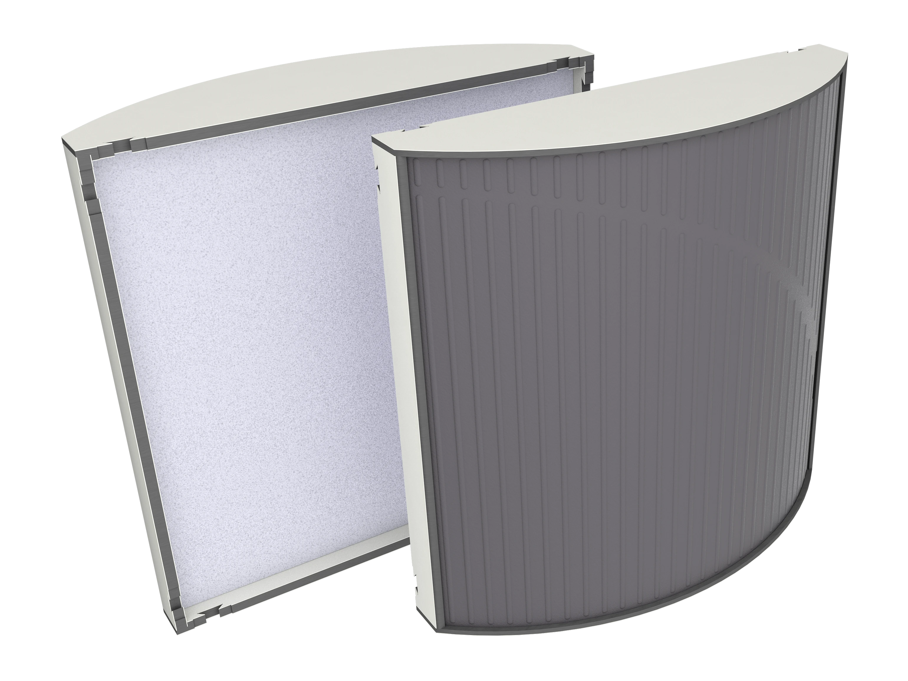 Vicoustic Cinema Round Ultra VMT W1000PM White Matte 22a Grey SET Acoustic Absorption Panel