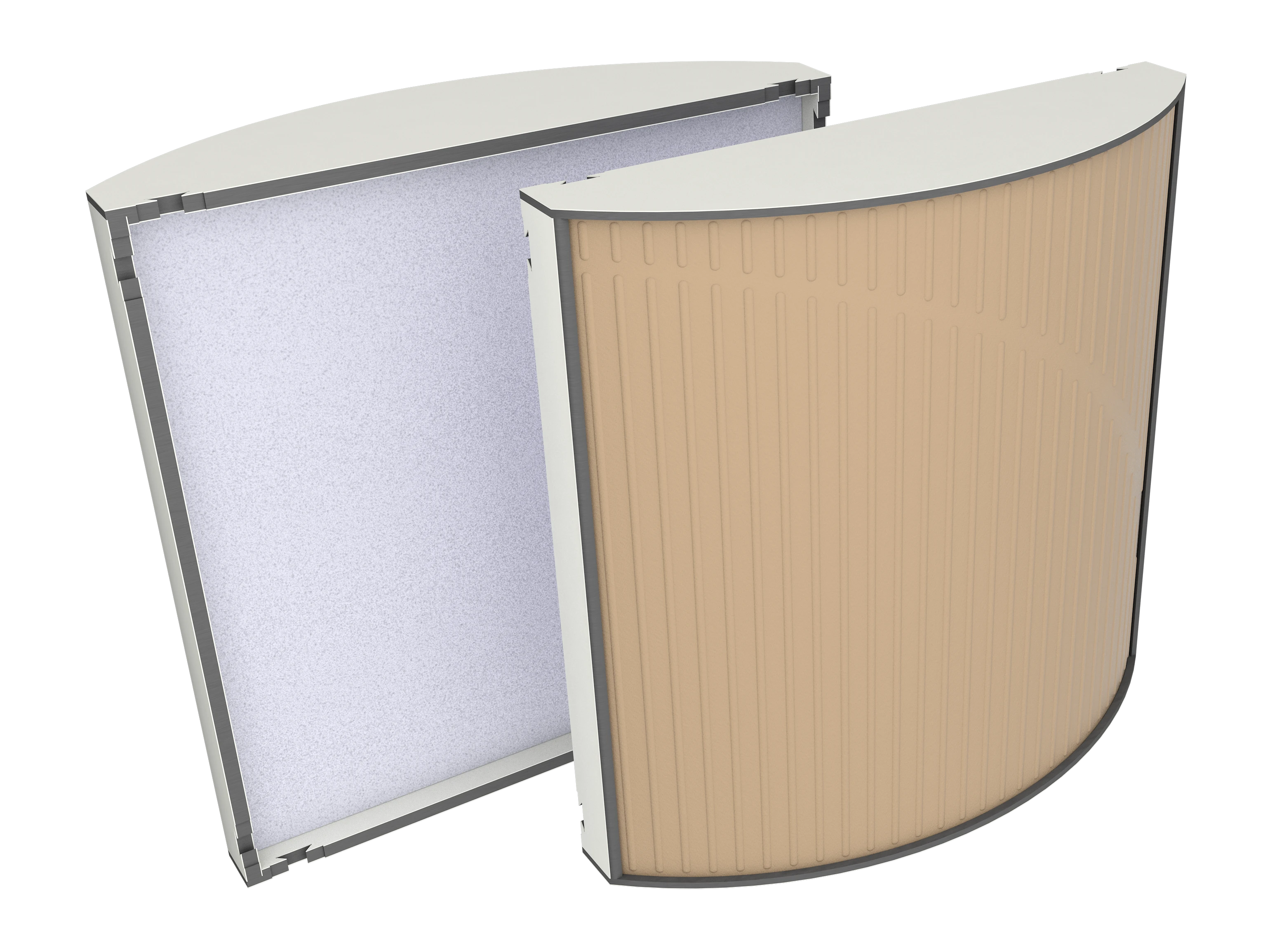 Vicoustic Cinema Round Ultra VMT W1000PM White Matte 82a Beige SET Acoustic Absorption Panel