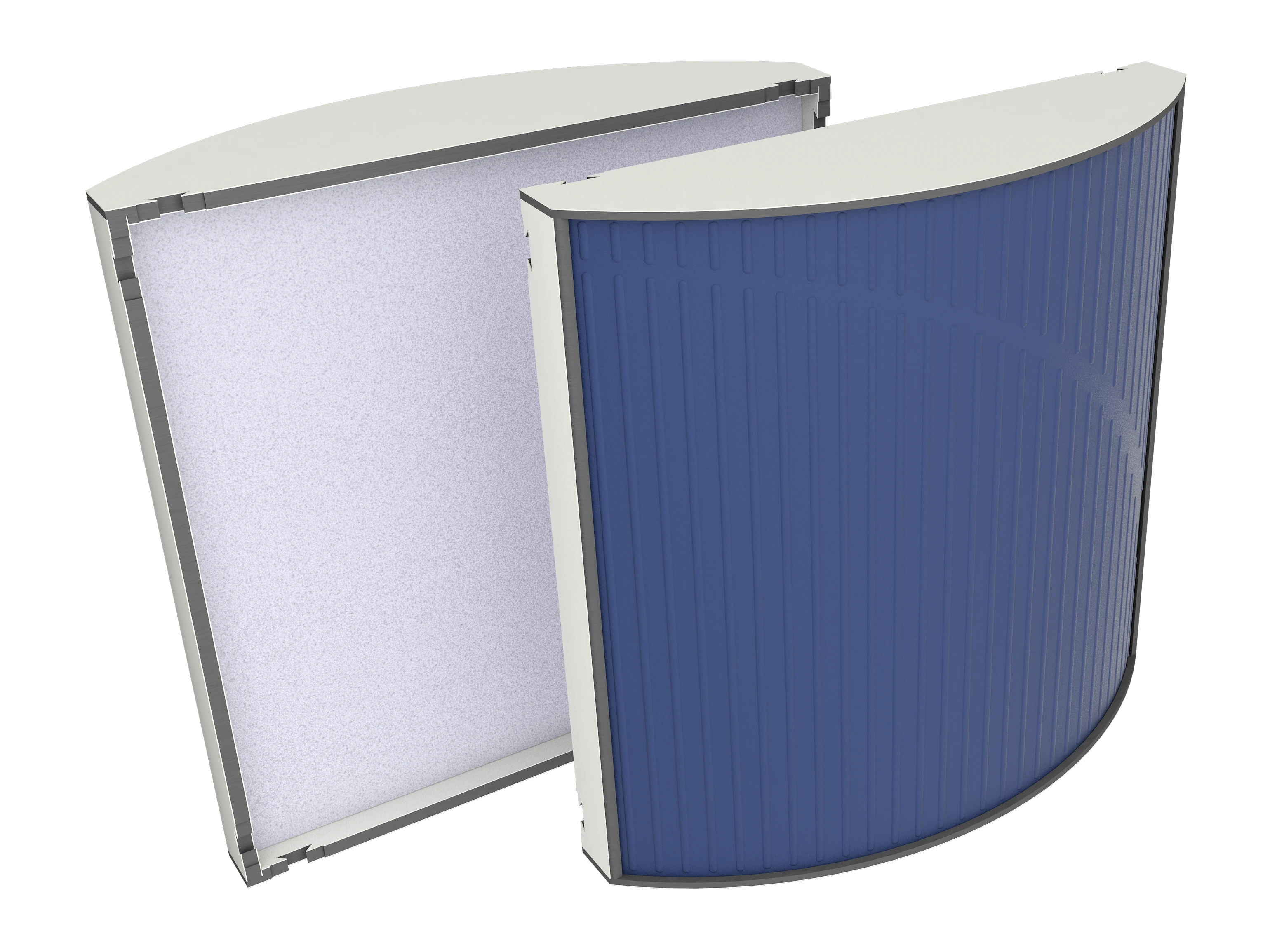 Vicoustic Cinema Round Ultra VMT W1000PM White Matte 99a Blue SET Acoustic Absorption Panel