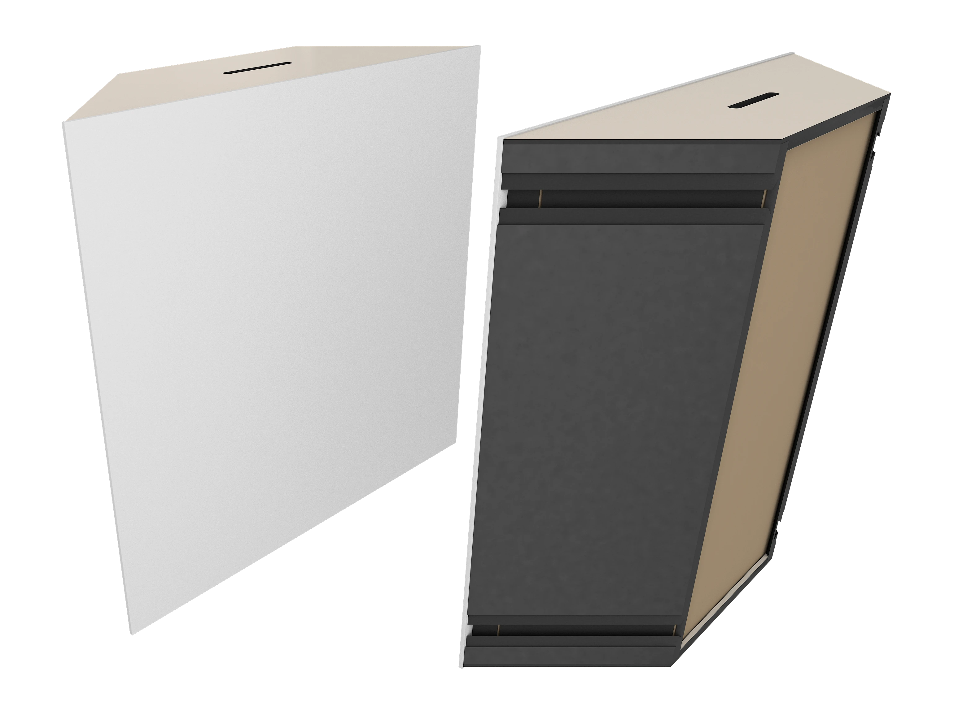 Vicoustic Super Bass Extreme Ultra VMT U705PM Angora White 87a White Bass Trap Acoustic Panel