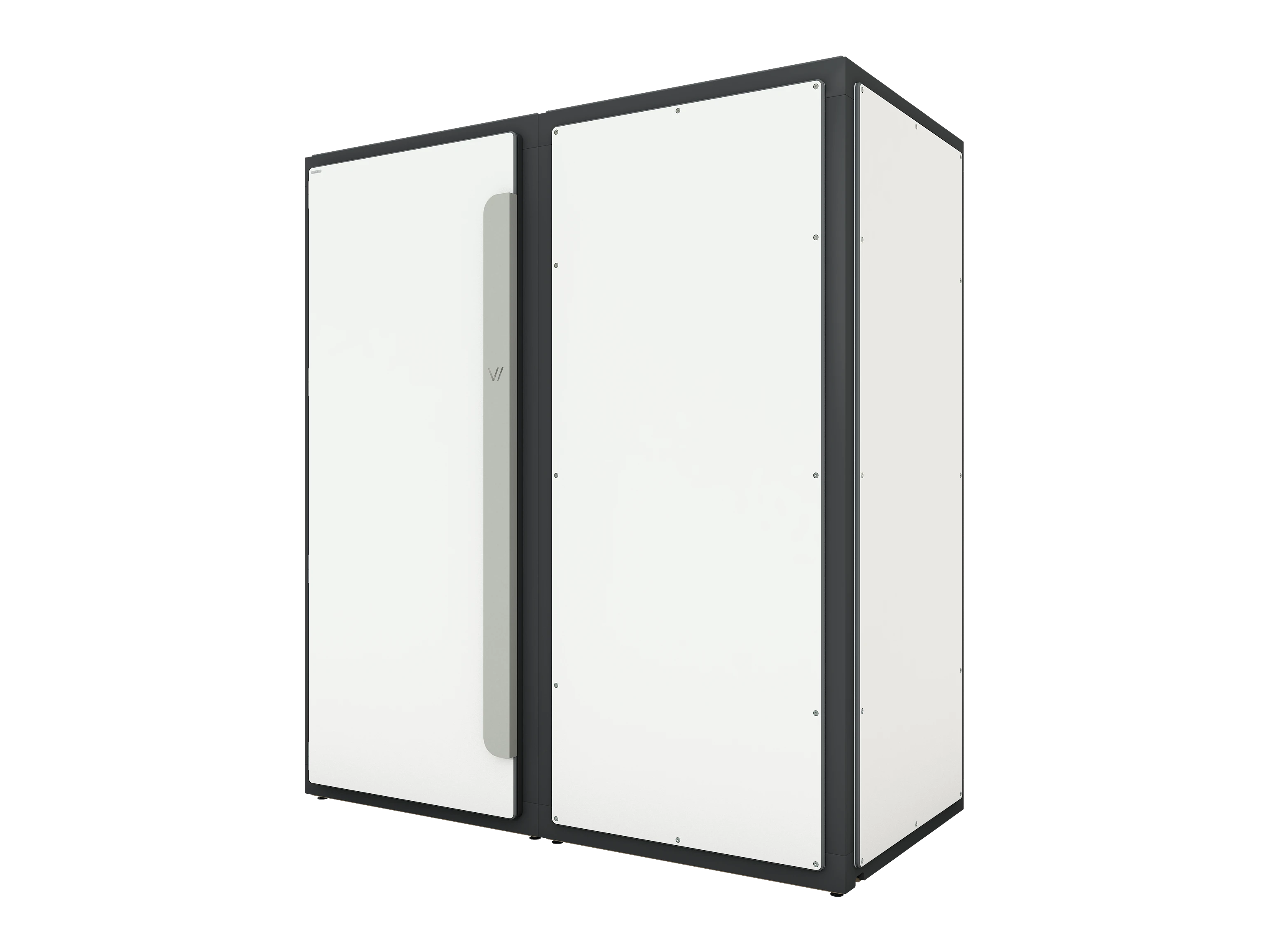 Vicoustic VicBooth ULTRA Soundproofing Booth Configuration A 1x2 Front in White Matte