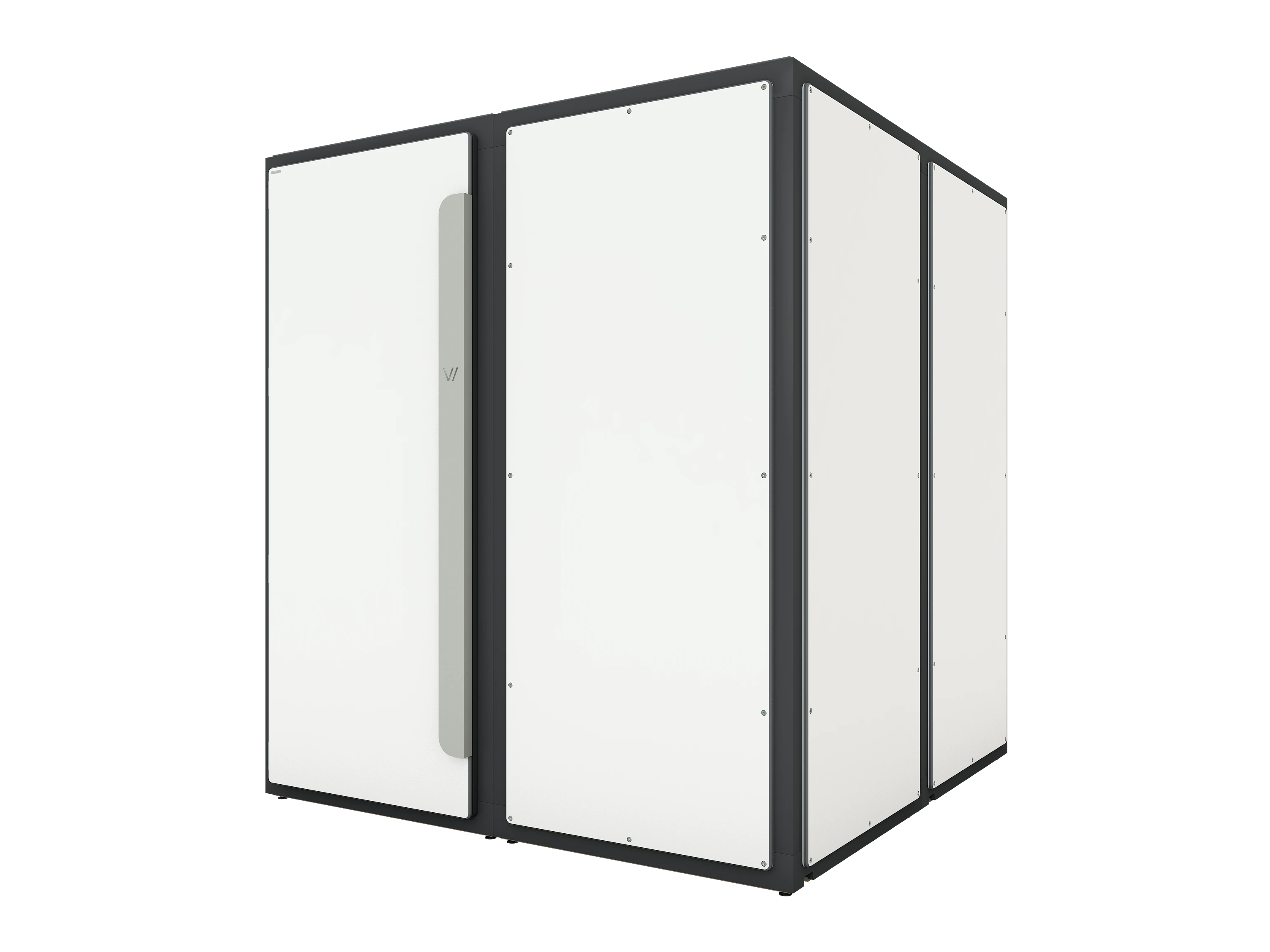 Vicoustic VicBooth ULTRA Soundproofing Booth Configuration A 2x2 Front in White Matte