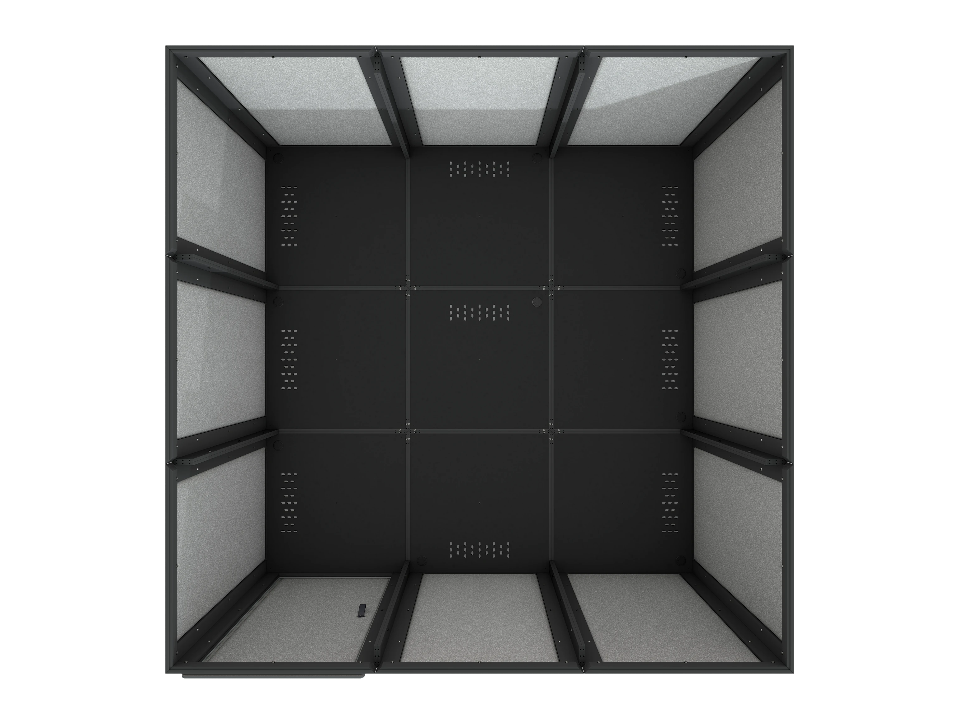Vicoustic VicBooth ULTRA Soundproofing Booth Configuration A 3x3 Overhead