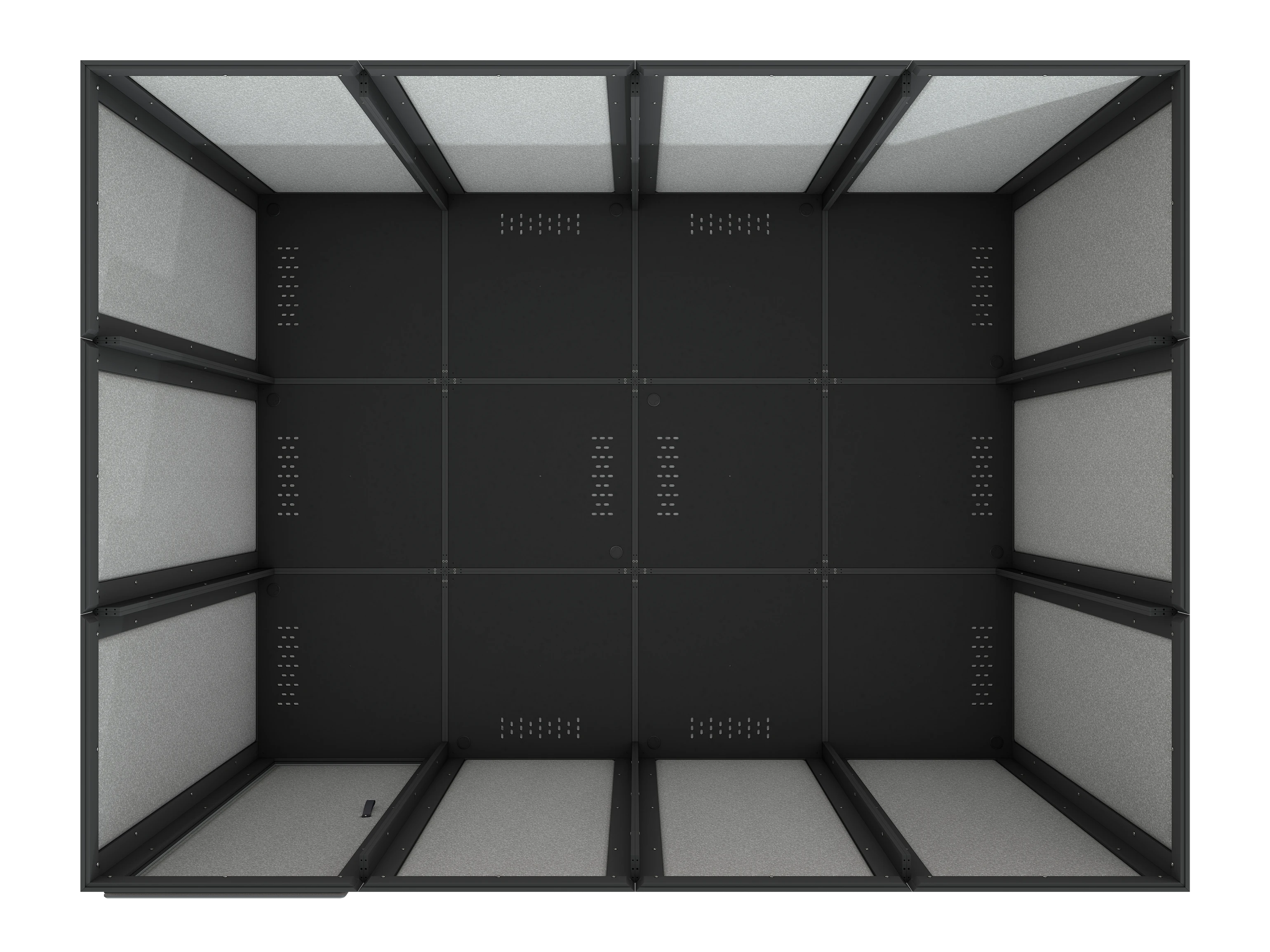 Vicoustic VicBooth ULTRA Soundproofing Booth Configuration A 3x4 Overhead