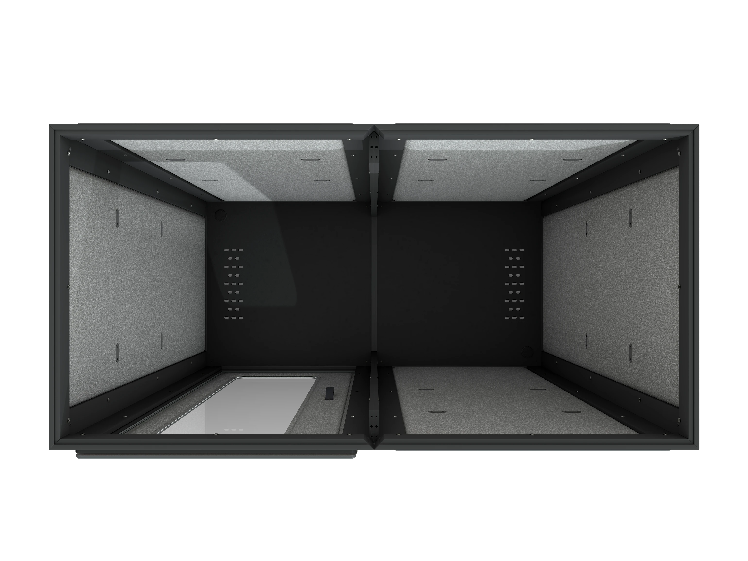 Vicoustic VicBooth ULTRA Soundproofing Booth Configuration B 1x2 Overhead