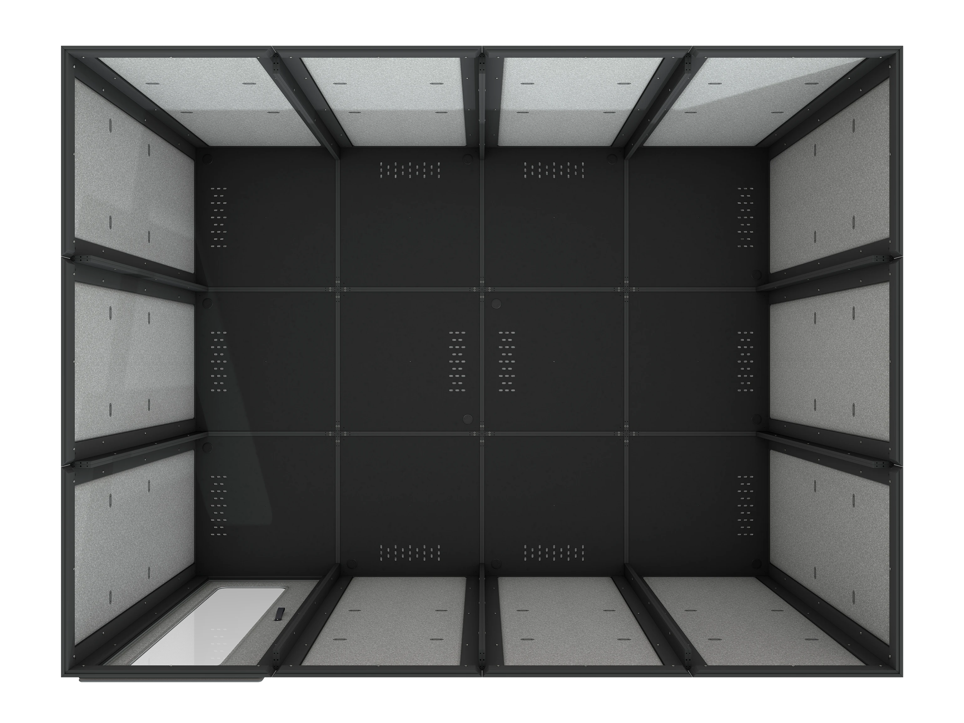 Vicoustic VicBooth ULTRA Soundproofing Booth Configuration B 3x4 Overhead