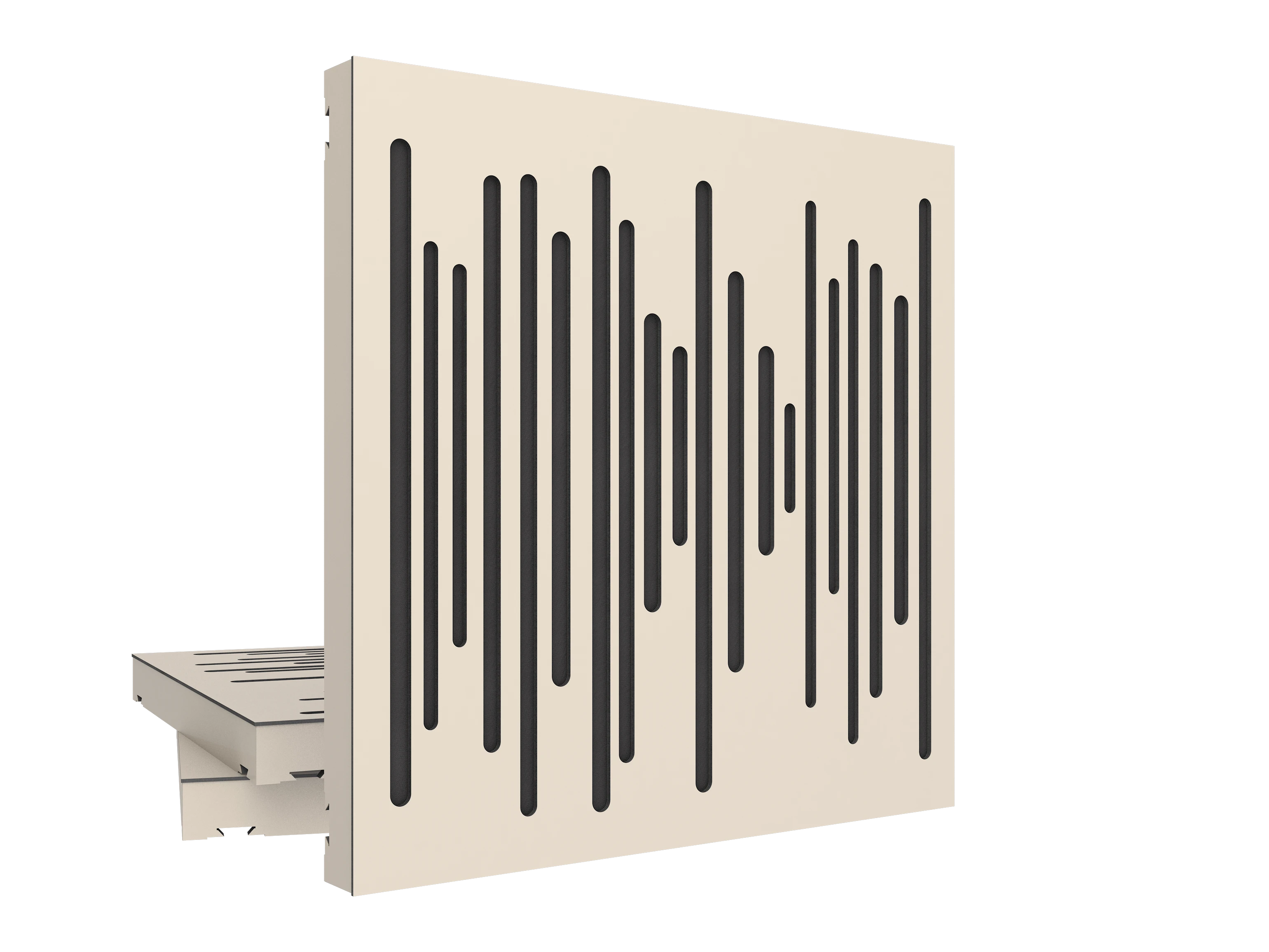 Vicoustic VicPattern Ultra Wavewood U705PM Angora White BOX3AcousticAbsorptionandDiffusionPanel