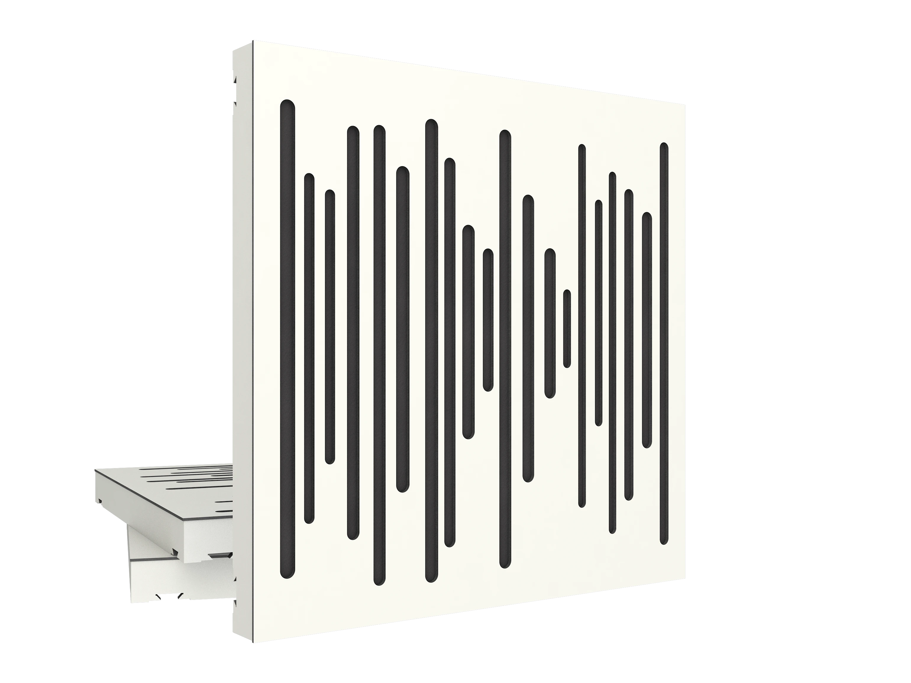 Vicoustic VicPattern Ultra Wavewood W1000PM White Matte BOX3 Acoustic Absorption and Diffusion Panel