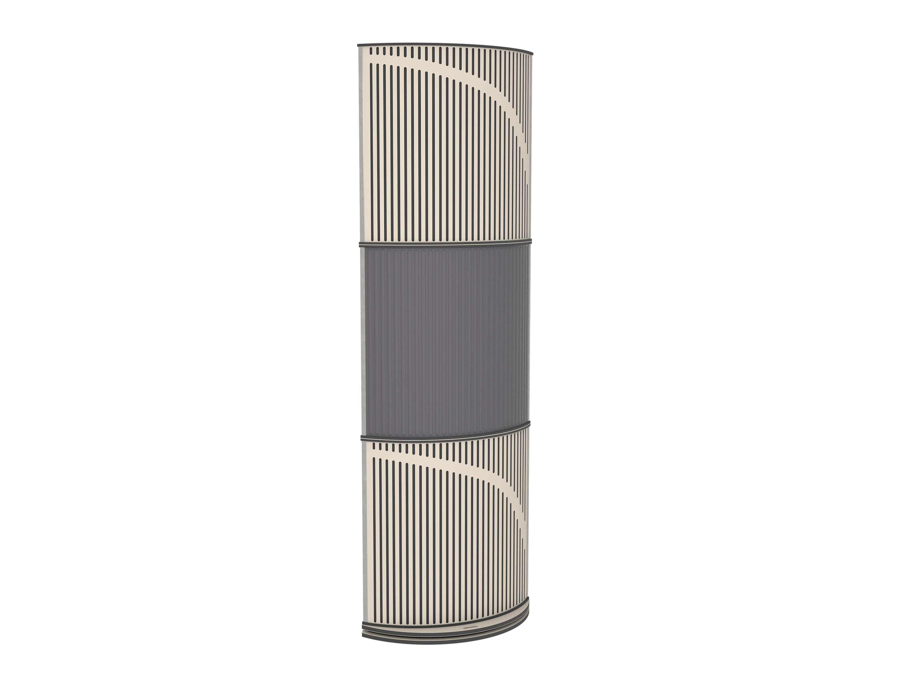 Vicoustic VicTotem Ultra VMT U705PM Angora White 22a Grey Free Standing Hybrid Acoustic Panel