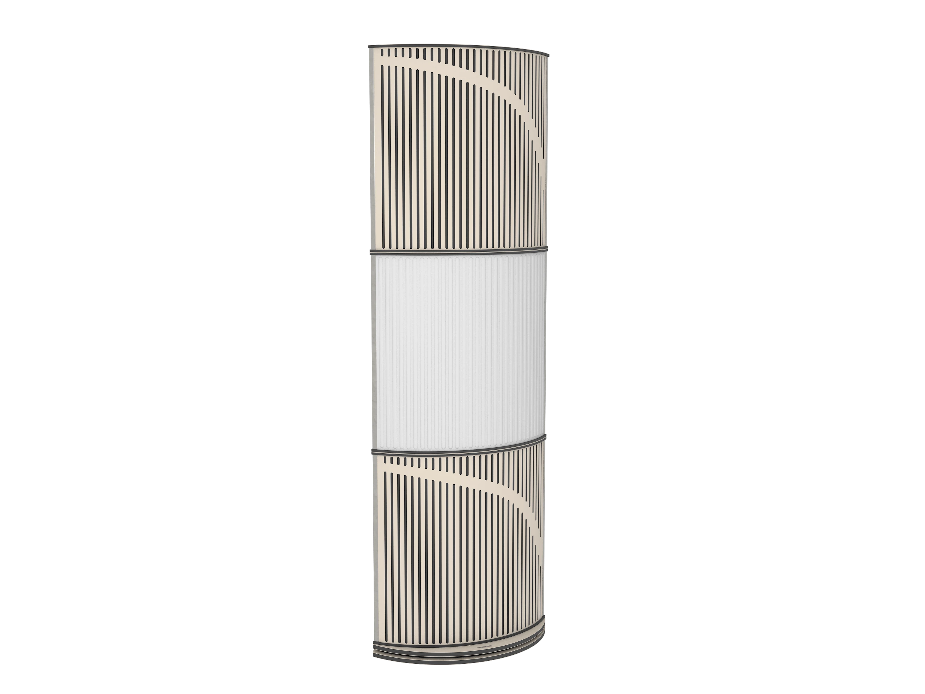 Vicoustic VicTotem Ultra VMT U705PM Angora White 87a Natural White Free Standing Hybrid Acoustic Panel