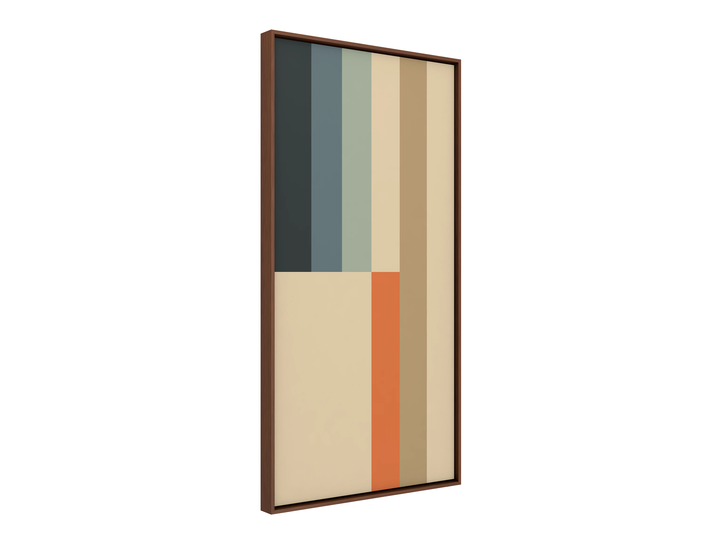 Vicoustic Echo Frame Stripes 1 Walnut Decorative Acoustic Panel