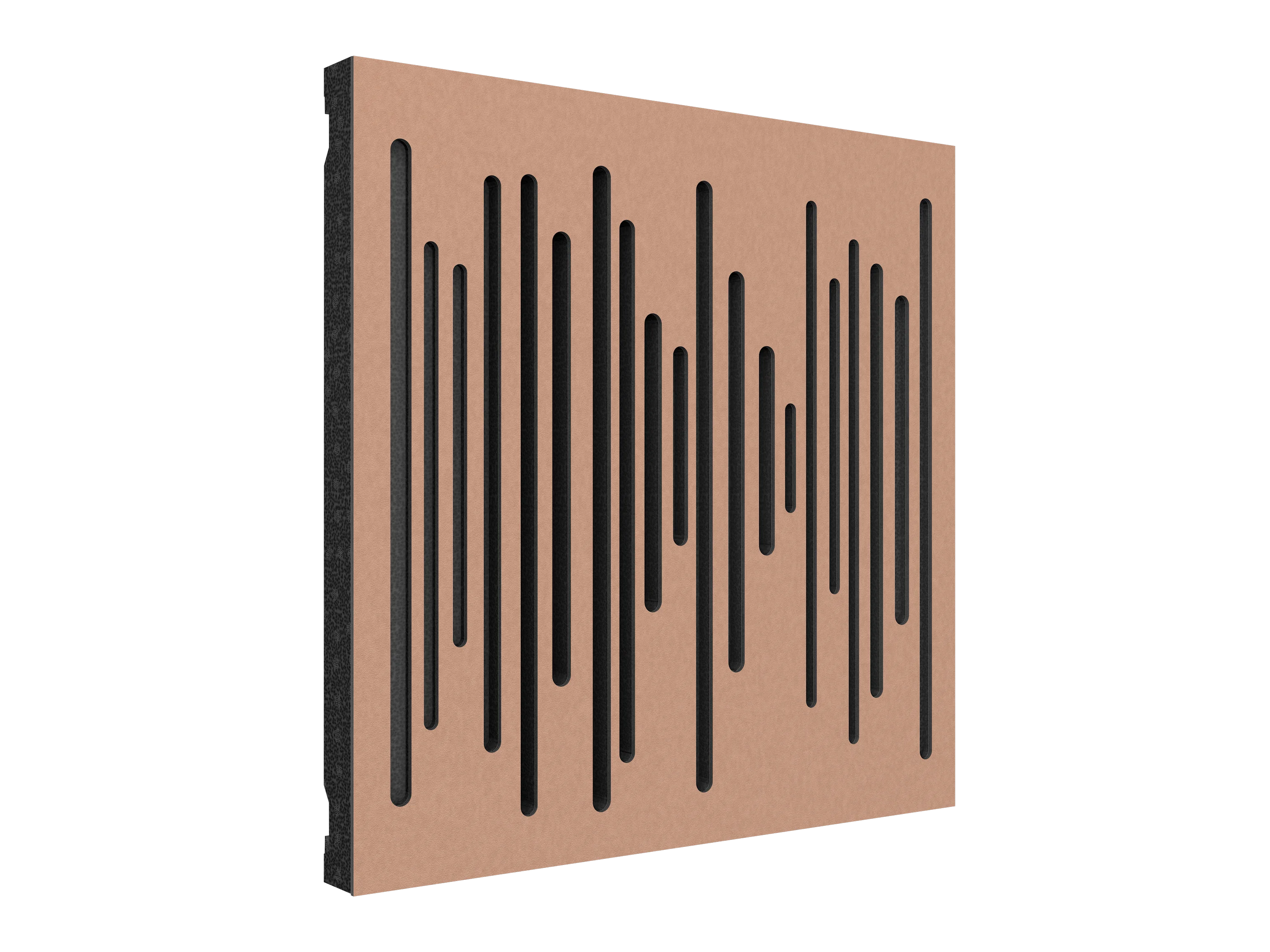 Vicoustic Wavewood Diffuser Ultra MKII Sound Diffusion Acoustic Panels in Metallic Copper and Black