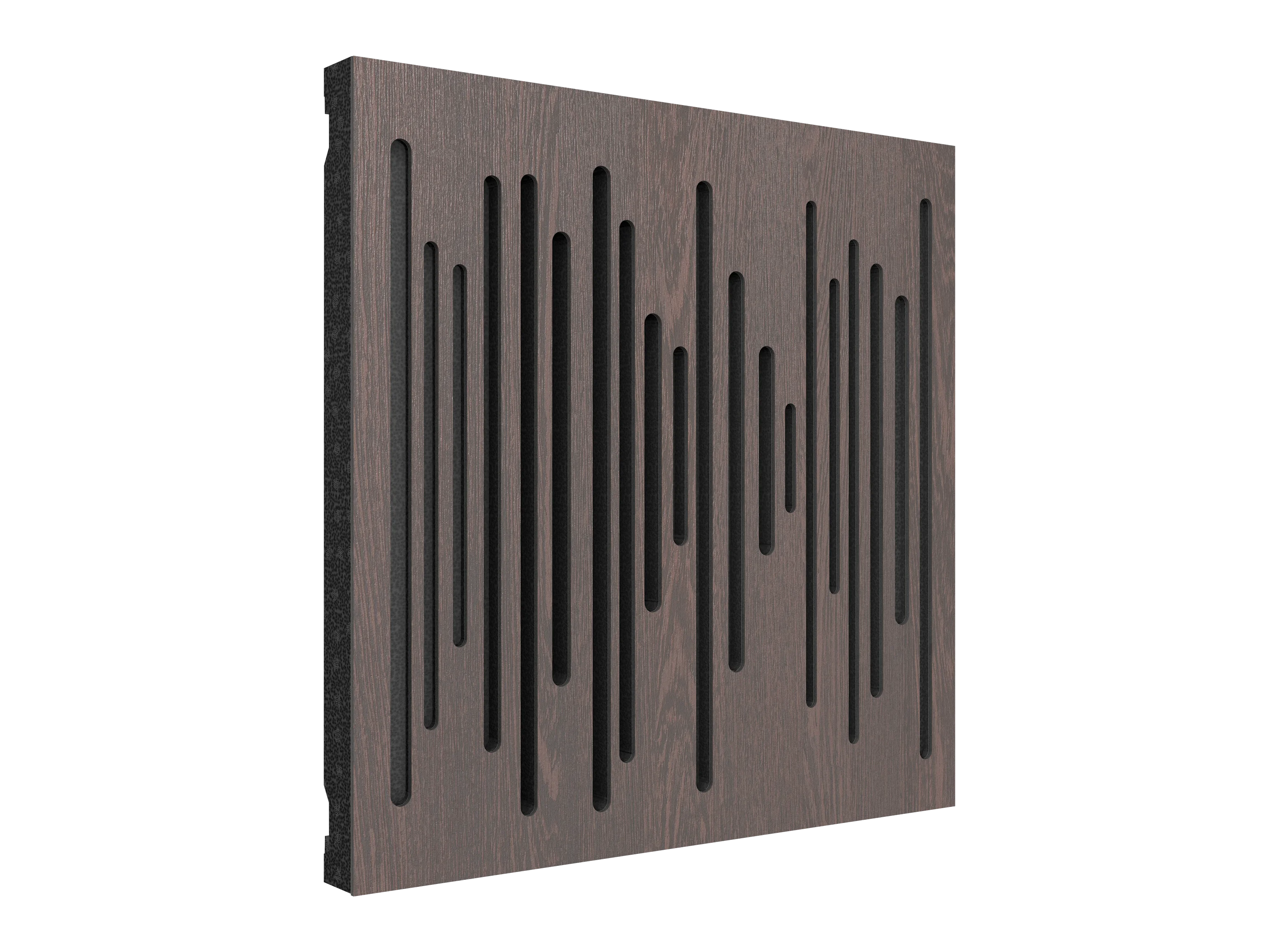 Vicoustic Wavewood Diffuser Ultra MKII Sound Diffusion Acoustic Panels in Dark Wenge and Black