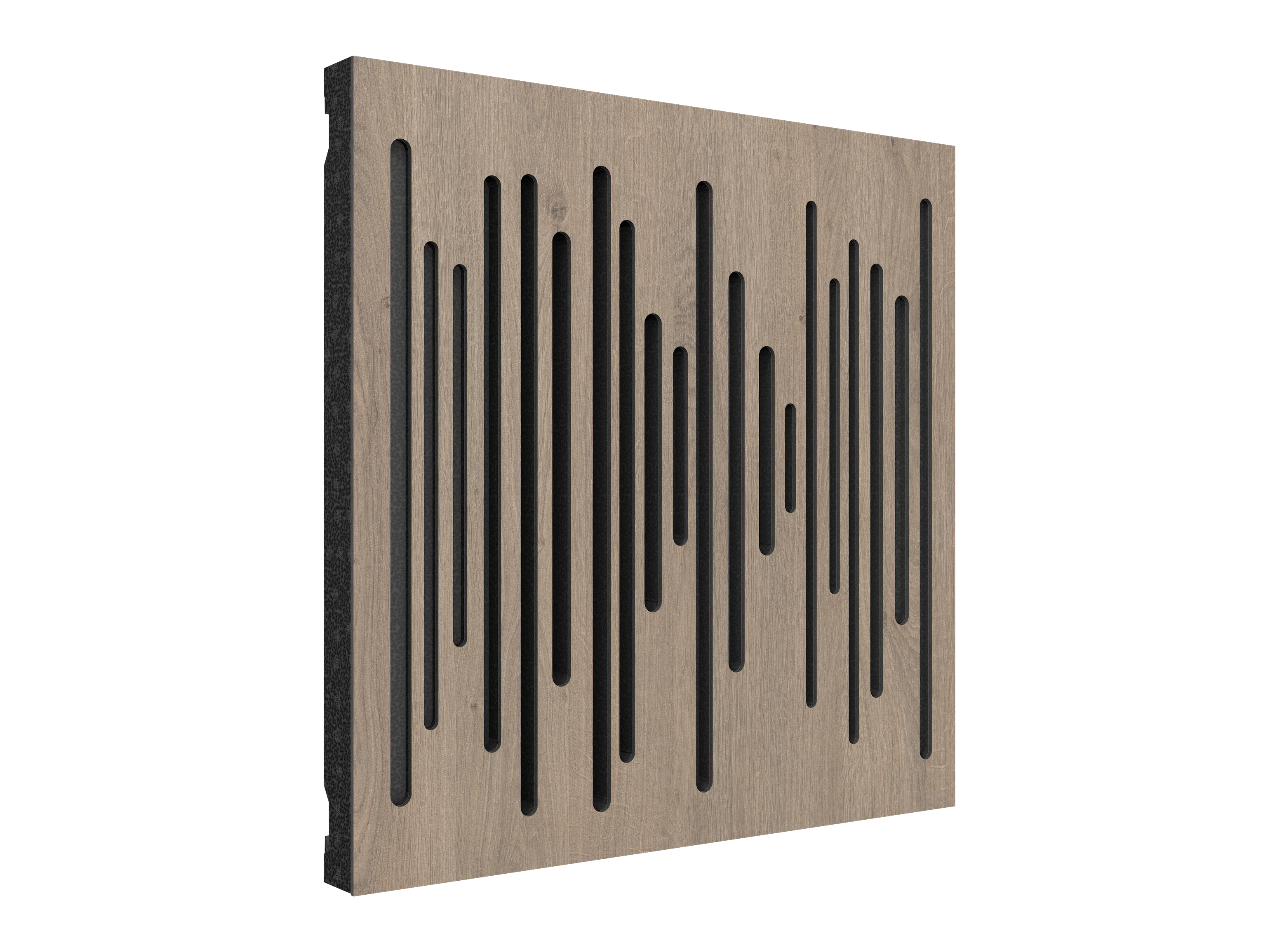 Vicoustic Wavewood Diffuser Ultra MKII Sound Diffusion Acoustic Panels in Brown Oak and Black