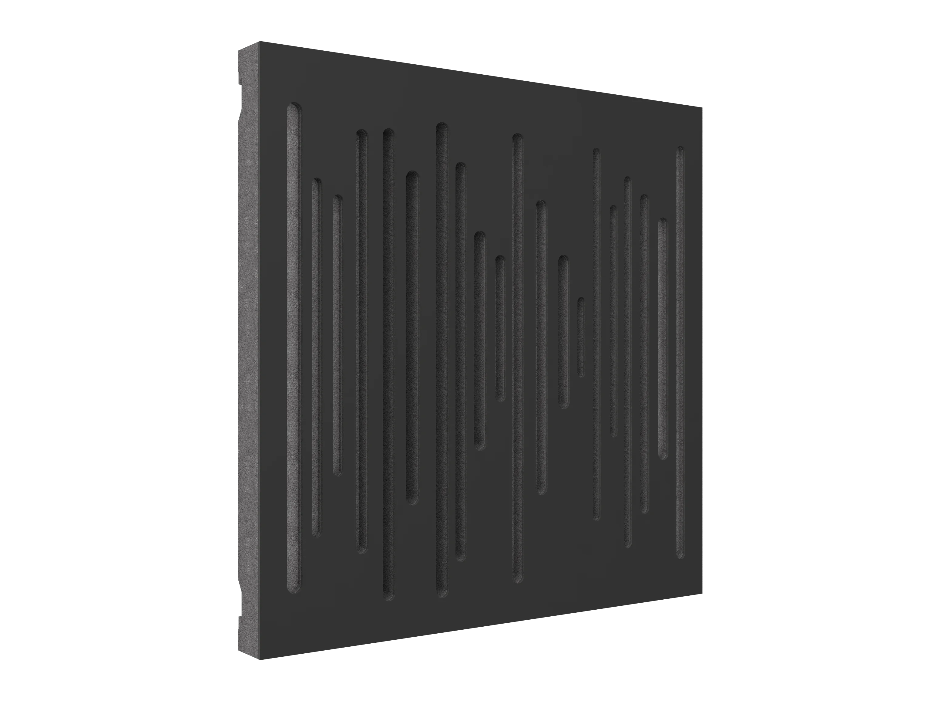 Vicoustic Wavewood Diffuser Ultra MKII Sound Diffusion Acoustic Panels in Black Matte and Grey