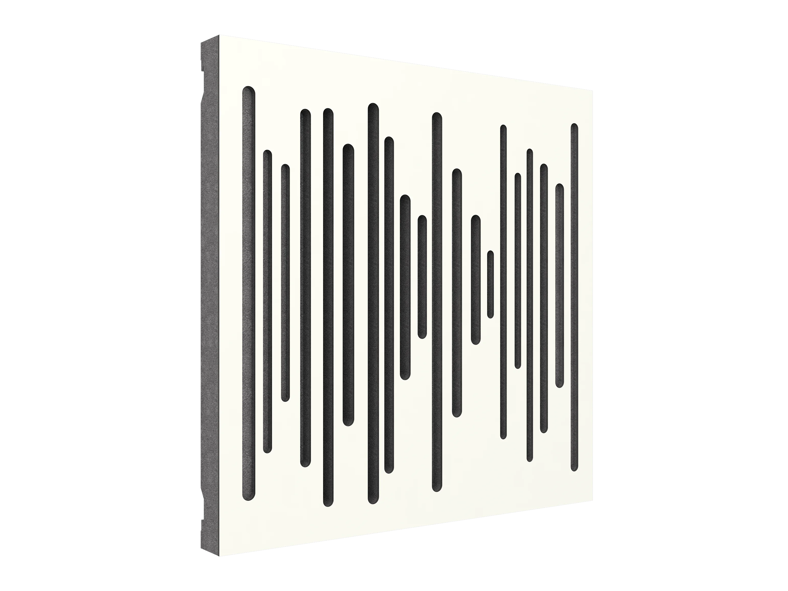 Vicoustic Wavewood Diffuser Ultra MKII Sound Diffusion Acoustic Panels in White Matte and Grey