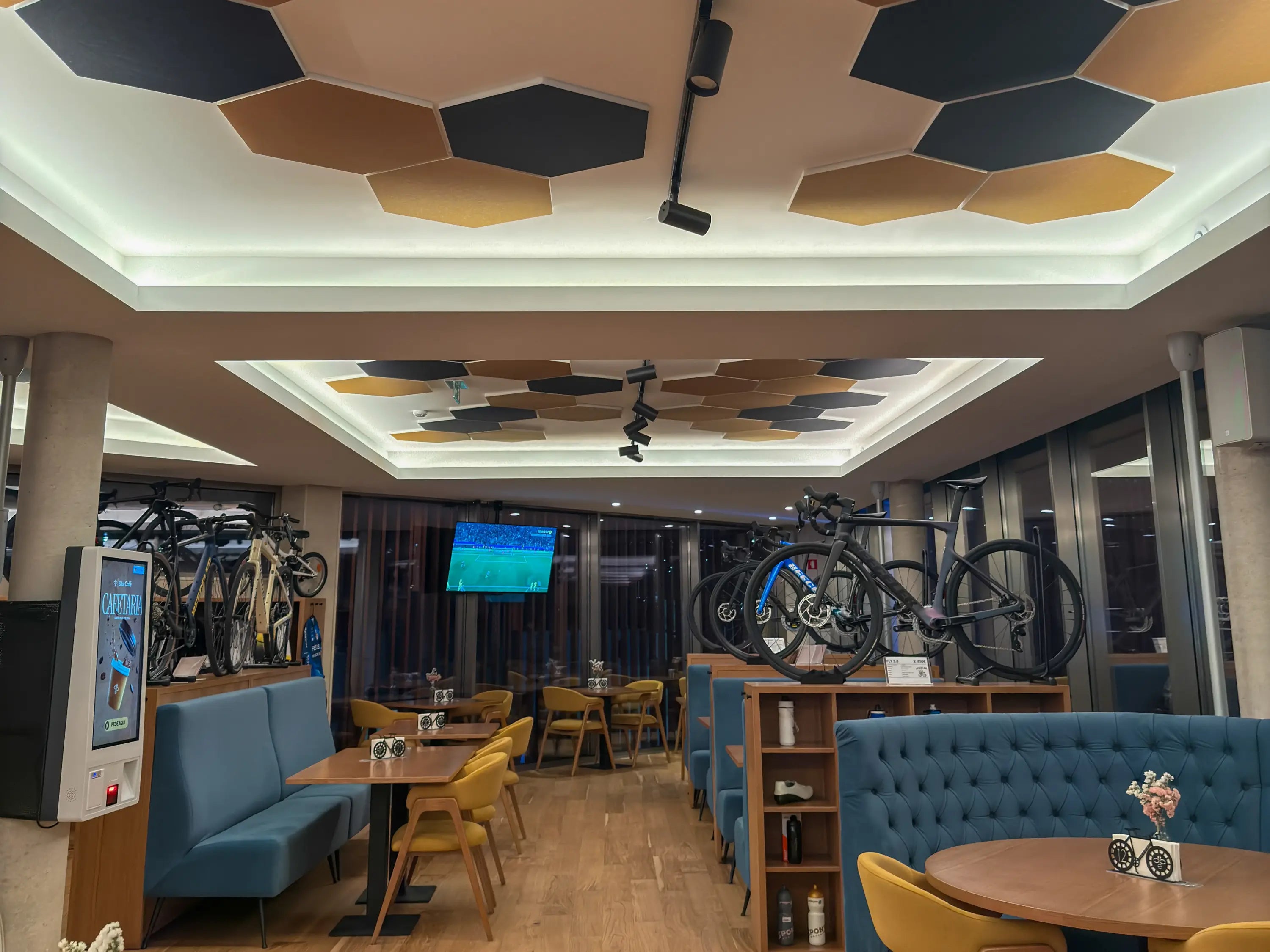 Bike Café: Striking the Perfect Balance Between Interior Design and Acoustic Comfort