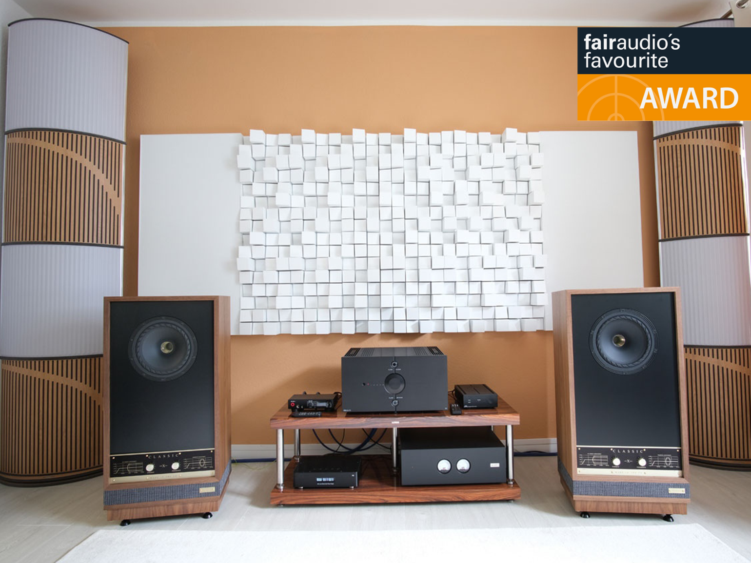 Vicoustic acoustic elements and projects win Fairaudio's Favourite Award