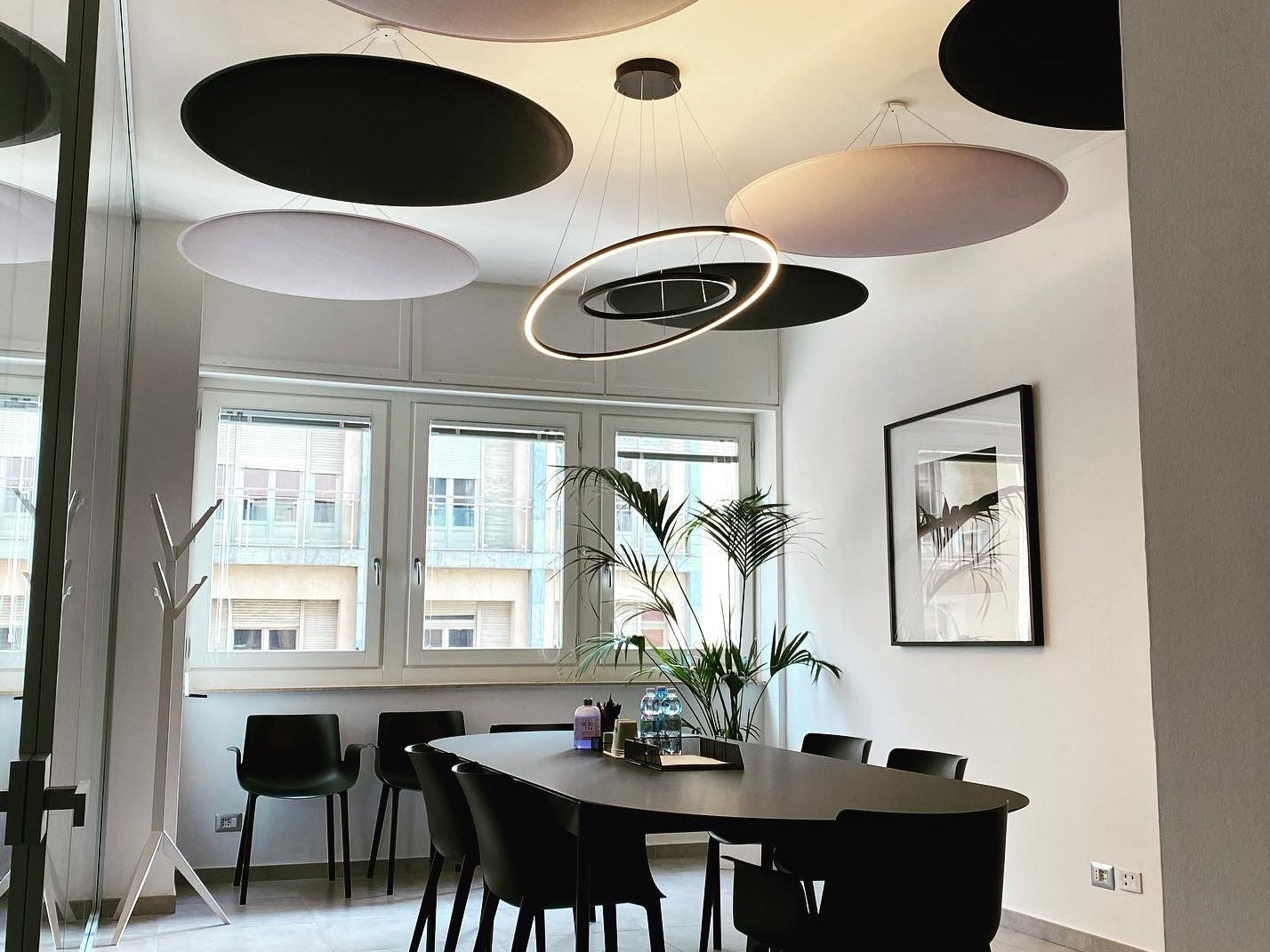 Black and White Office