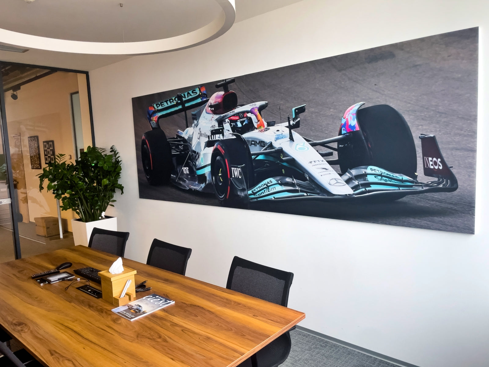 Mercedes Benz Custom Acoustic Solution for Conference Room
