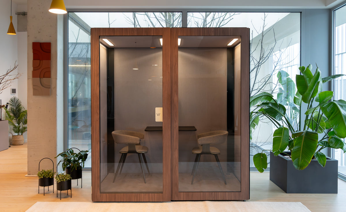VicBooth Office Plus Duo Booth Soundproofing Booth – Vicoustic