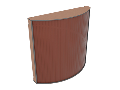 Vicoustic Cinema Round Ultra VMT Sound Absorbing Acoustic Panel in Brown and Metallic Copper