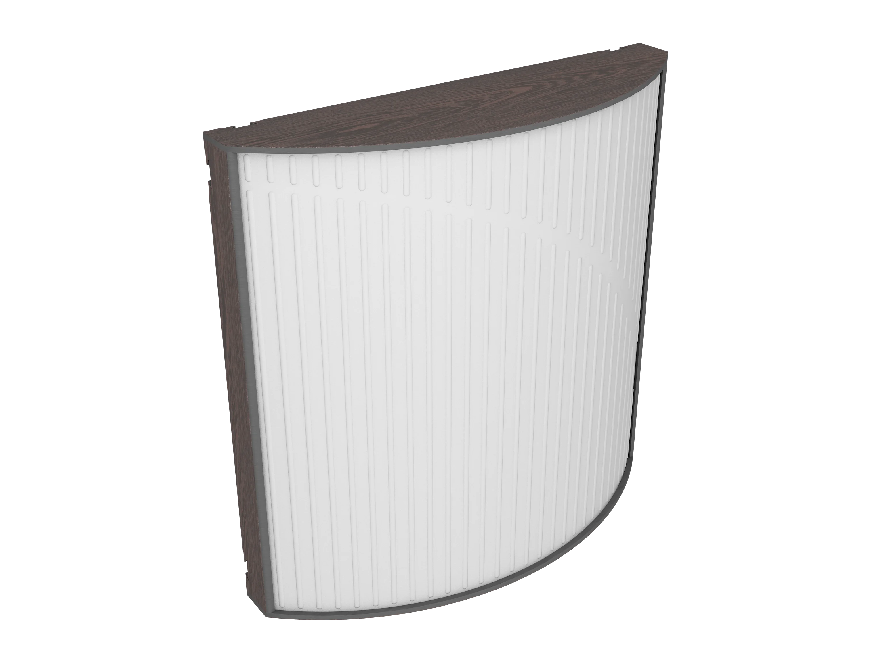 Vicoustic Cinema Round Ultra VMT Sound Absorbing Acoustic Panel in Natural White and Dark Wenge