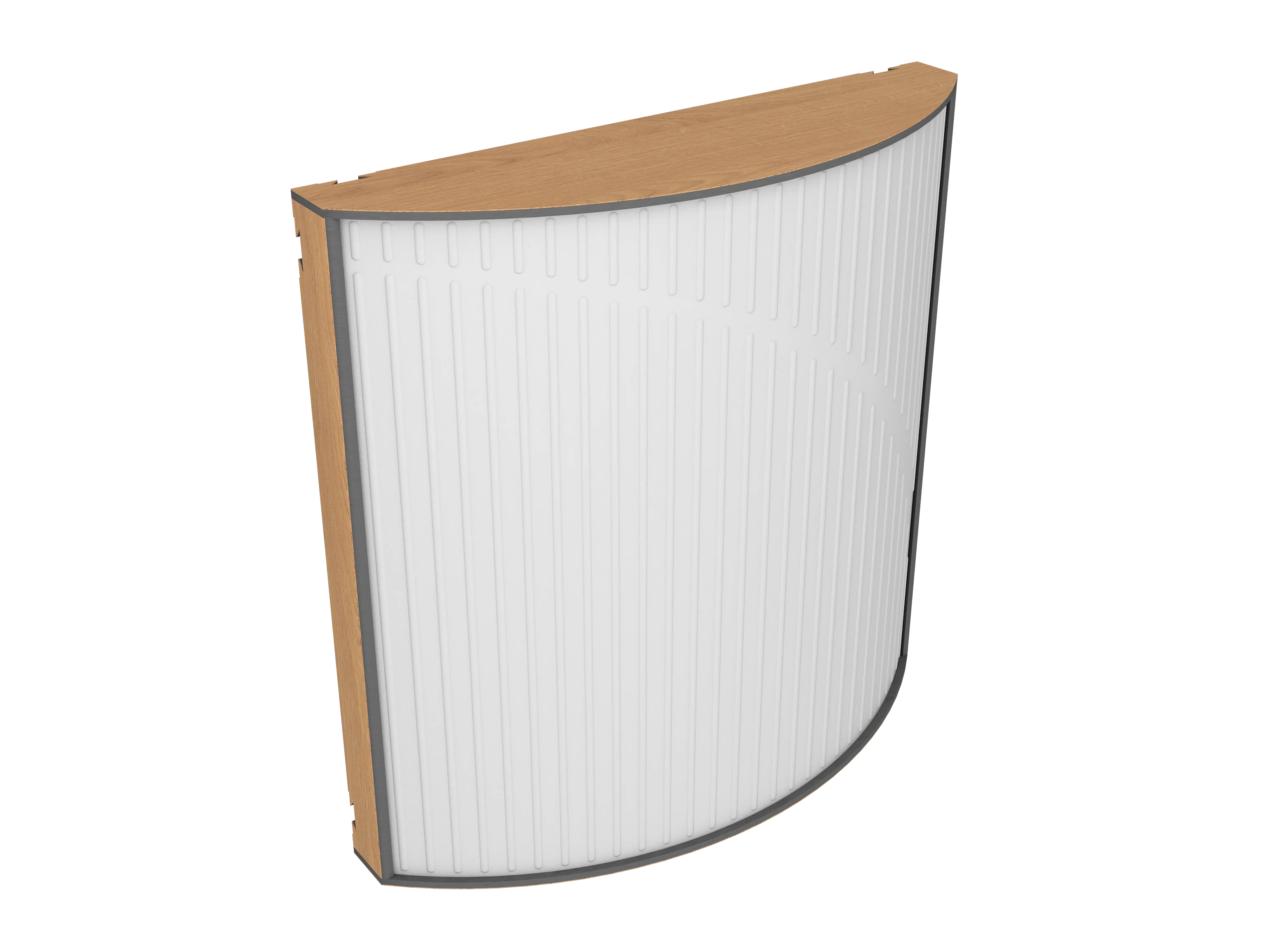 Vicoustic Cinema Round Ultra VMT Sound Absorbing Acoustic Panel in Natural White and Natural Oak