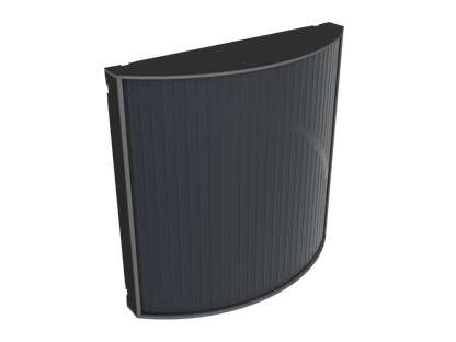 Vicoustic Cinema Round Ultra VMT Sound Absorbing Acoustic Panel in Black and Black Matte