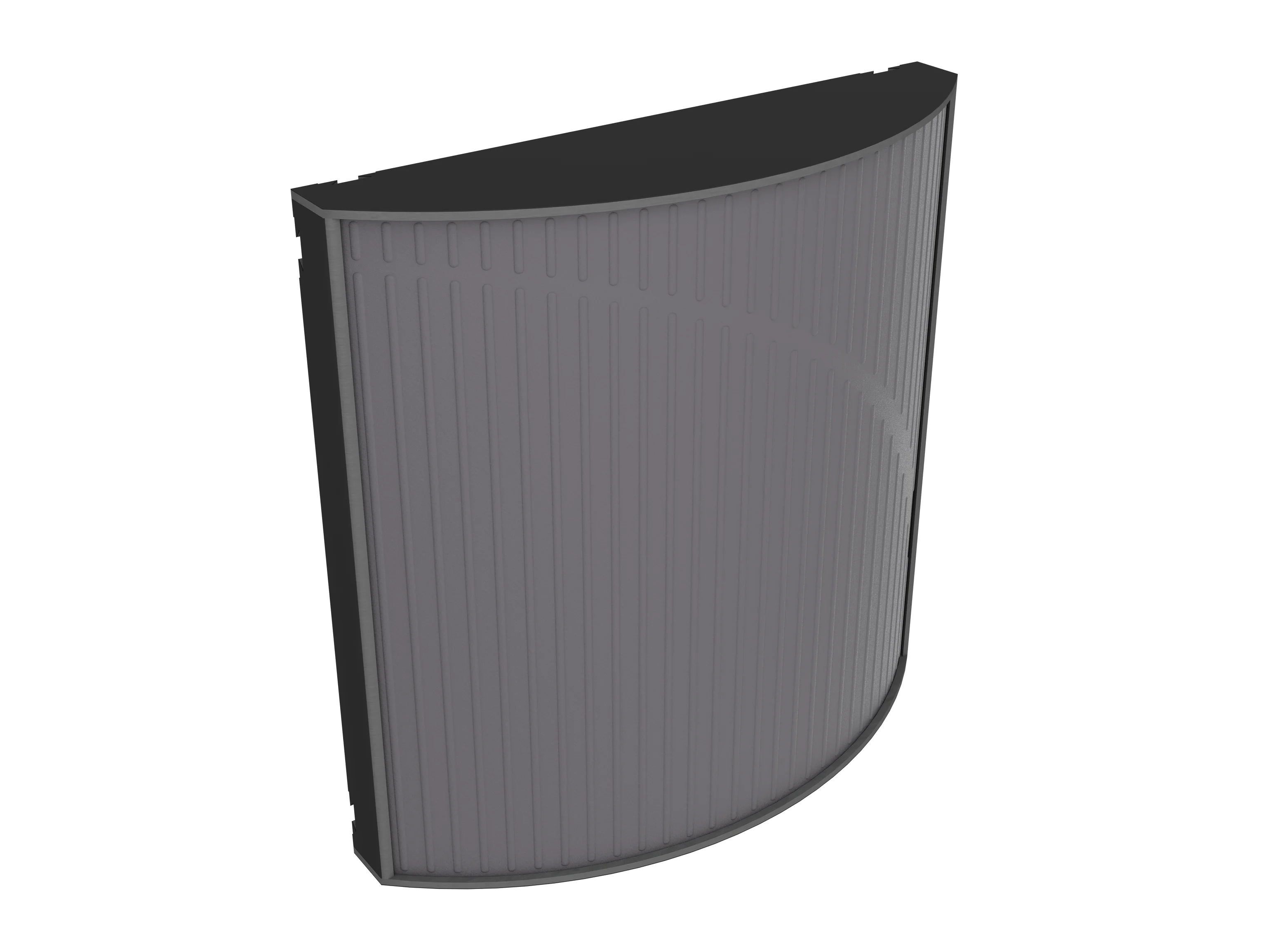 Vicoustic Cinema Round Ultra VMT Sound Absorbing Acoustic Panel in Grey and Black Matte